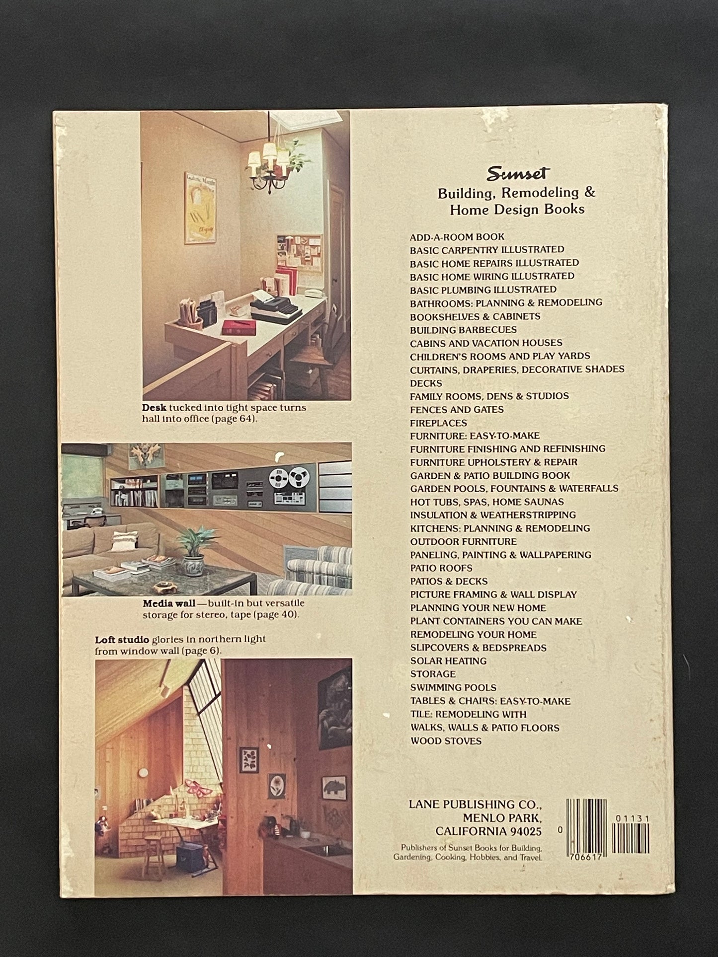 Planning & Remodeling Family Rooms, Dens & Studios by Sunset Books