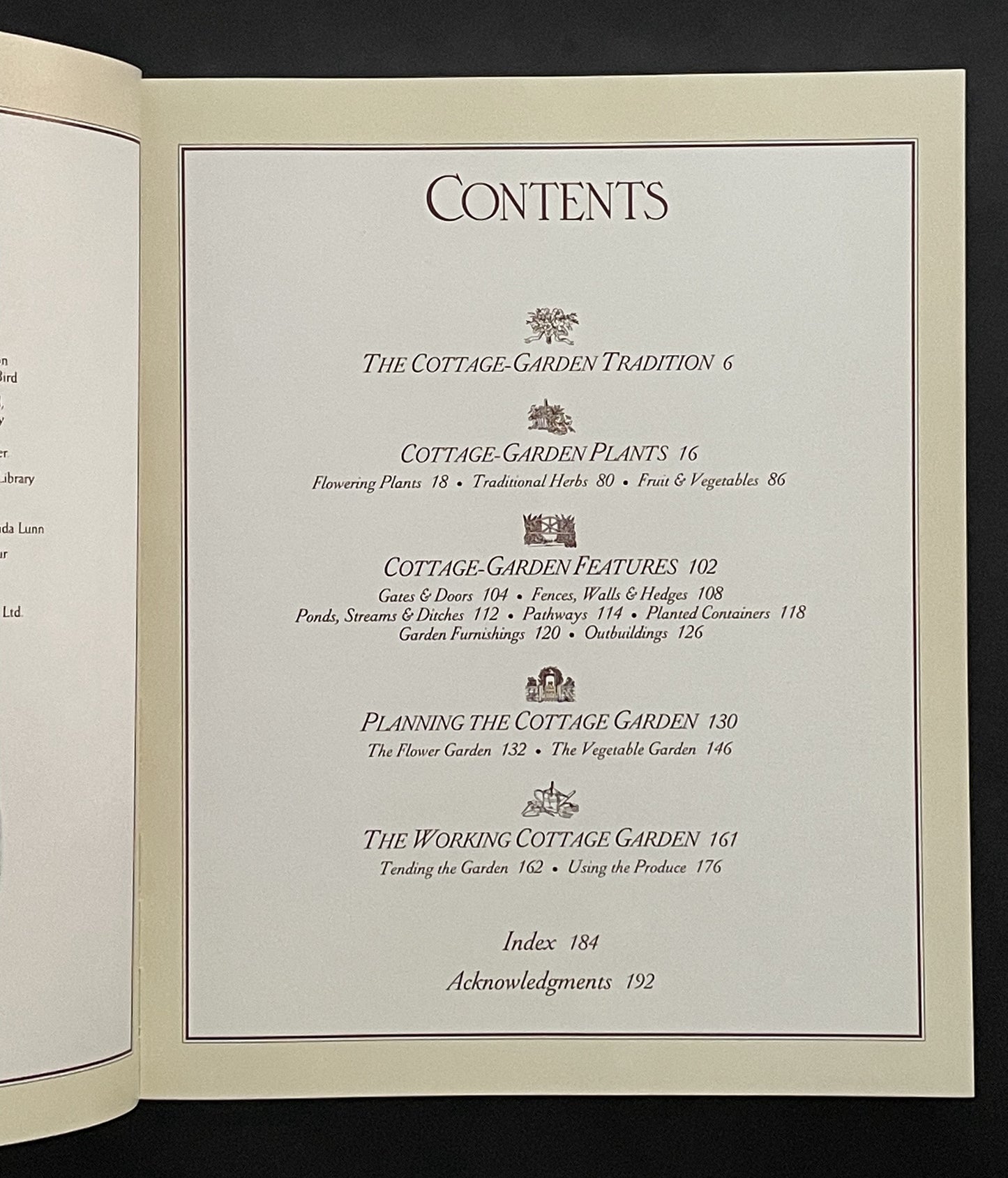 The Cottage Garden by Christopher Lloyd, Richard Bird