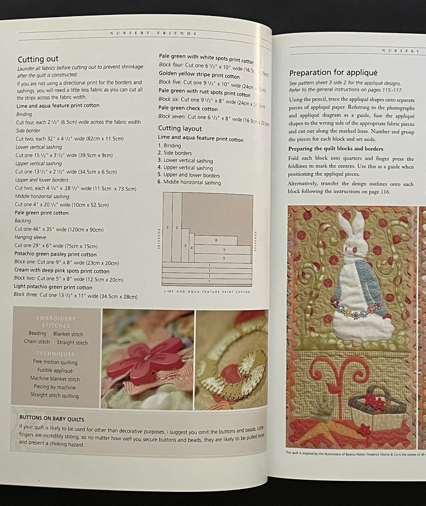 More William Morris Applique by Michele Hill