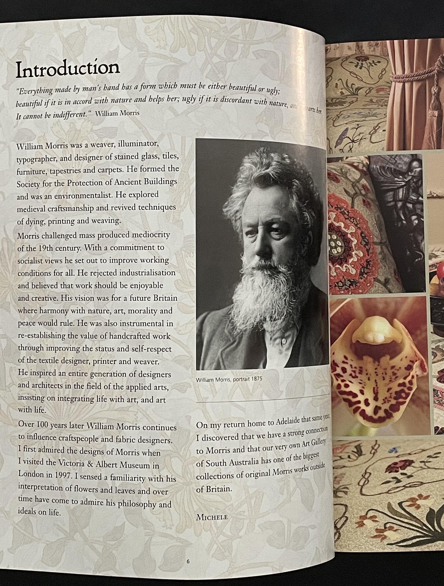 William Morris in Applique by Michele Hill