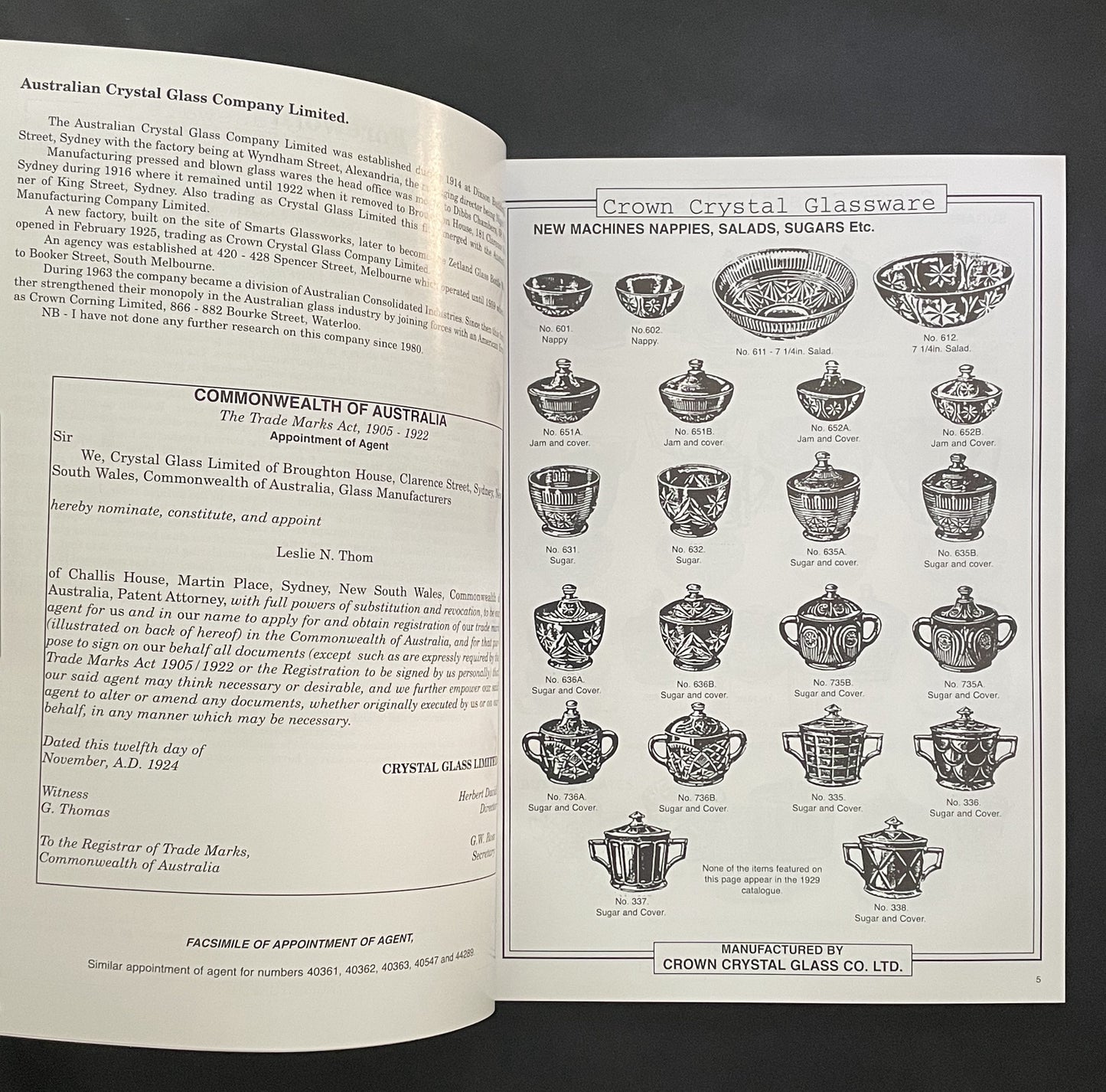 Australian Depression Glass by Ken Arnold