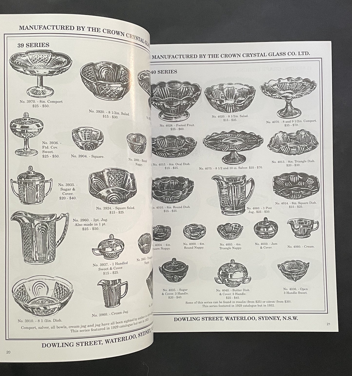 Australian Depression Glass by Ken Arnold