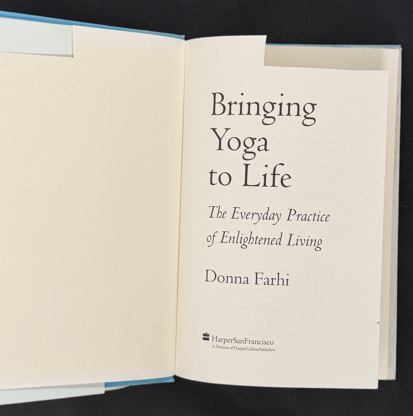 Bringing Yoga to Life by Donna Farhi