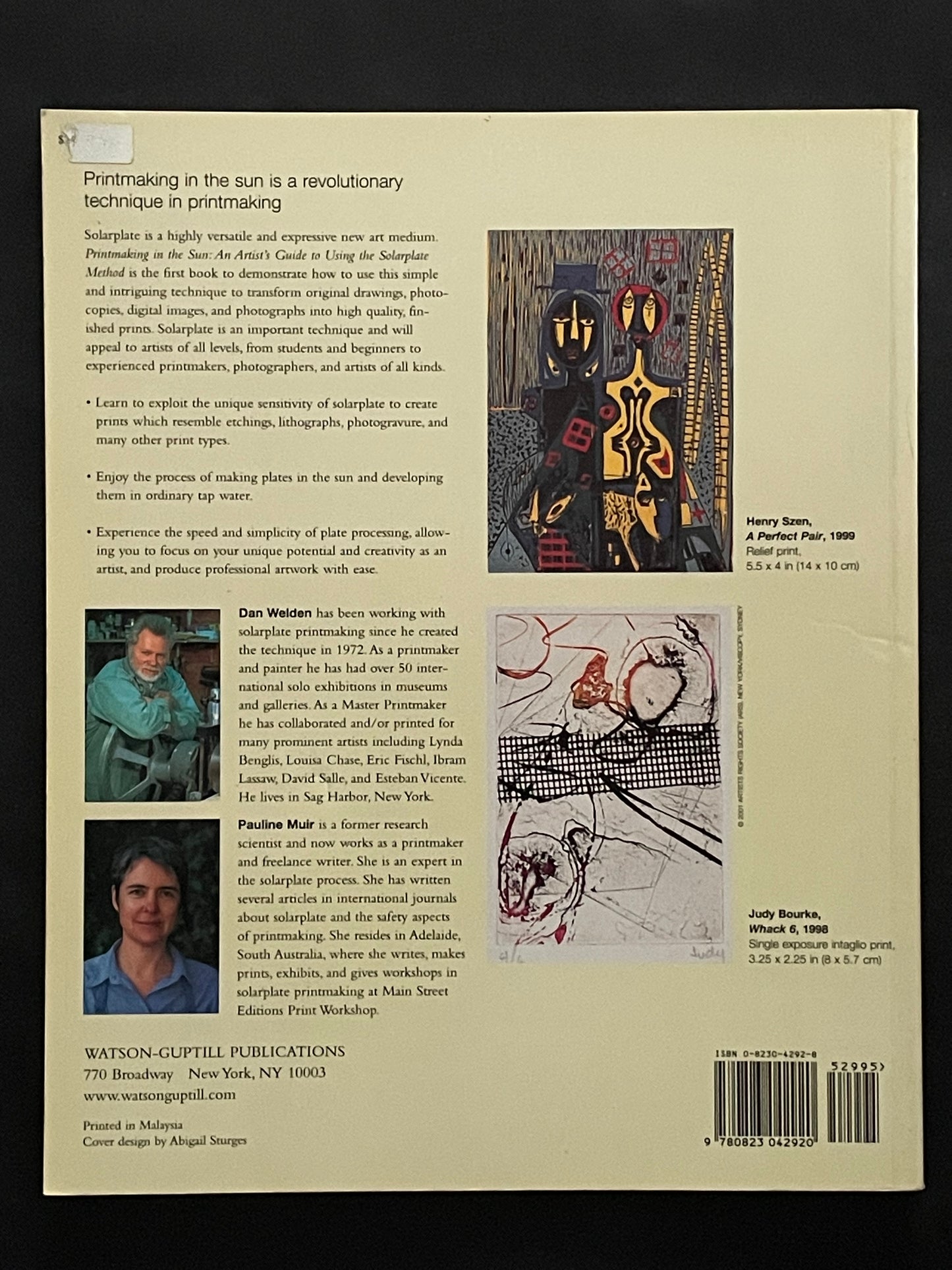Printmaking in the Sun by Dan Welden, Pauline Muir