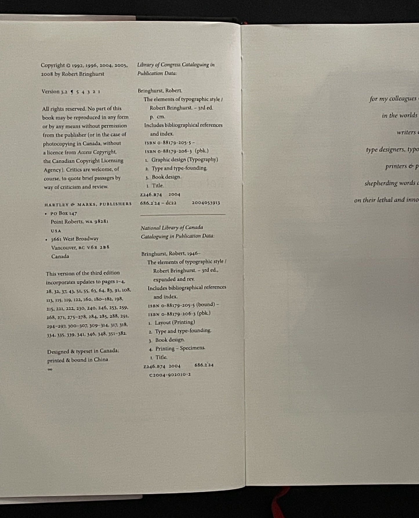 The Elements of Typographic Style by Robert Bringhurst