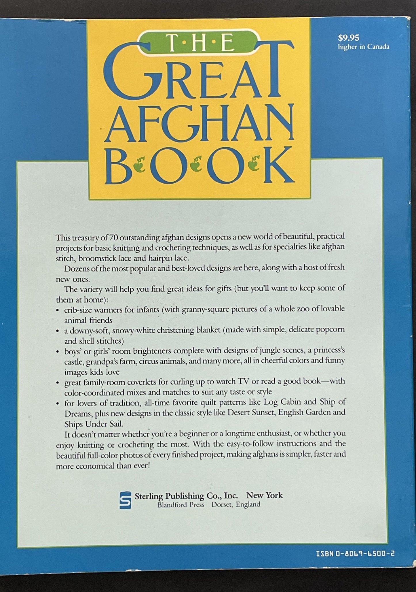 The Great Afghan Book by American School of Needlework