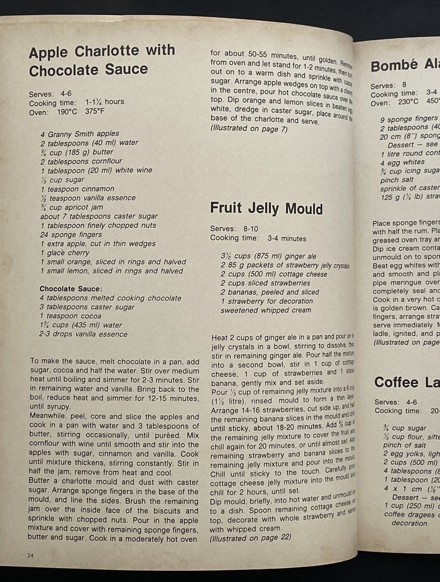 Wonderful Ways to Prepare Desserts by Marion Mansfield
