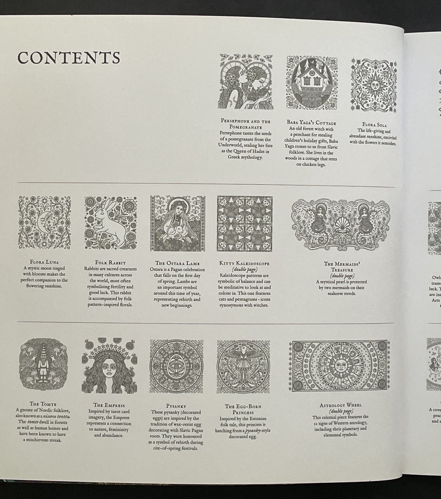 The Occult & Folklore Colouring Book by Duchess of Lore
