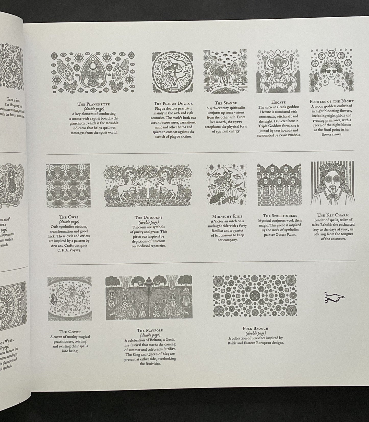 The Occult & Folklore Colouring Book by Duchess of Lore