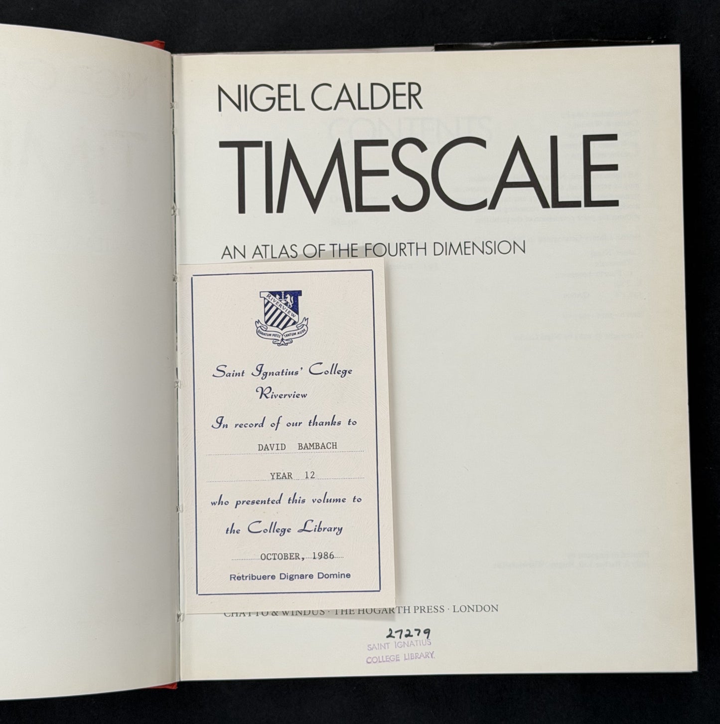 Timescale by Nigel Calder