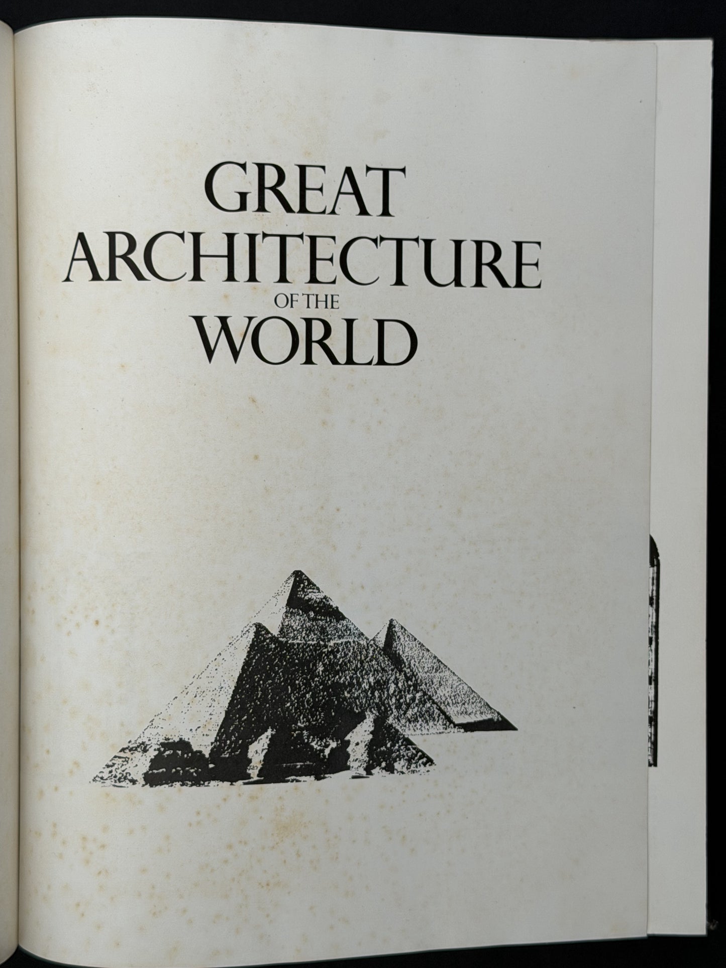 Great Architecture of the World by John Julius Norwich