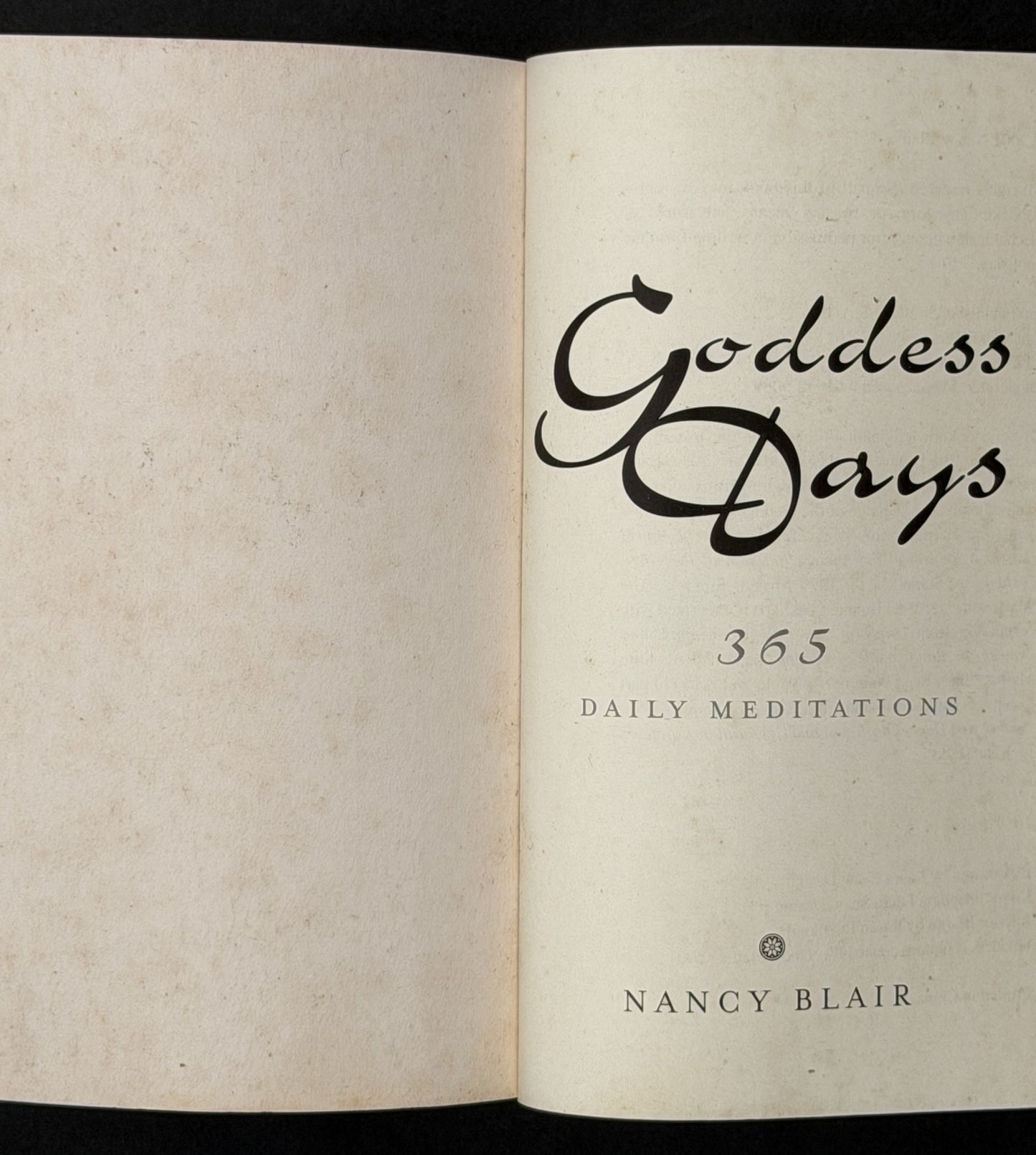 Goddess Days by Nancy Blair