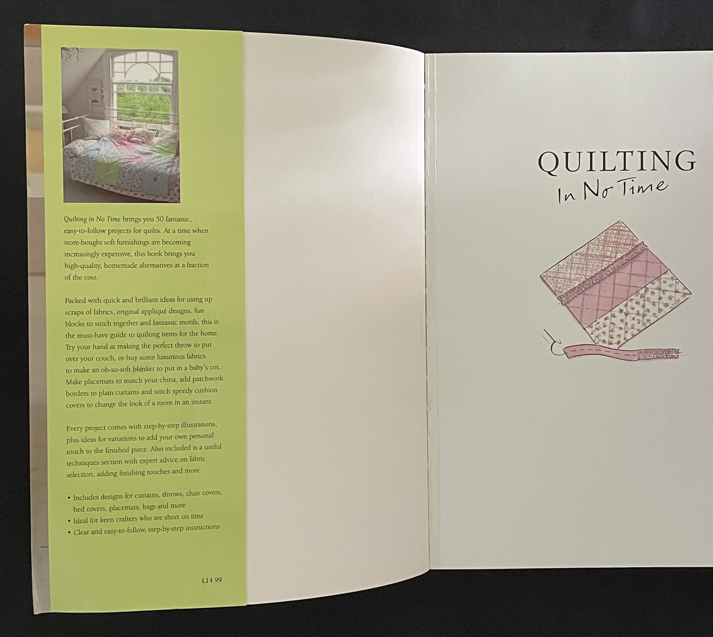 Quilting in No Time by Emma Hardy