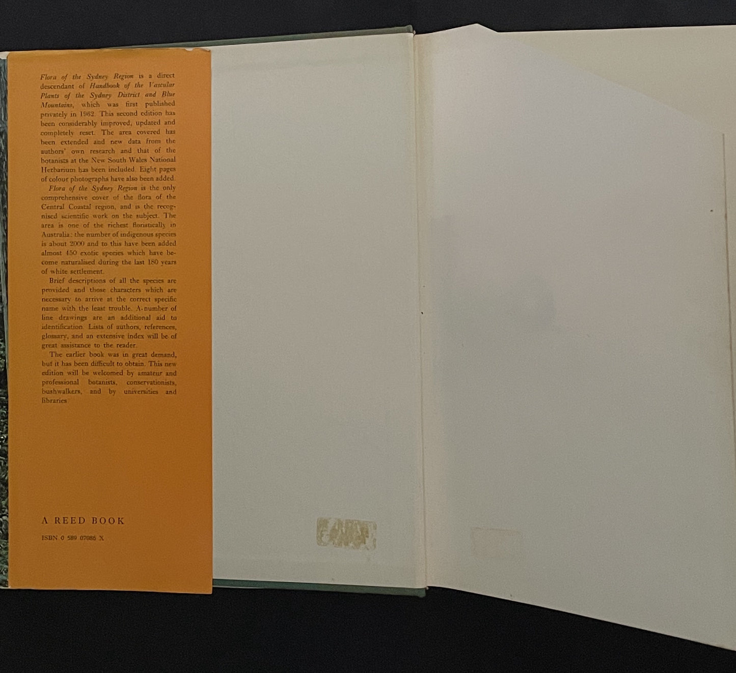 Flora of the Sydney Region by N. C. W. Beadle, O. D. Evans, R. C. Carolin