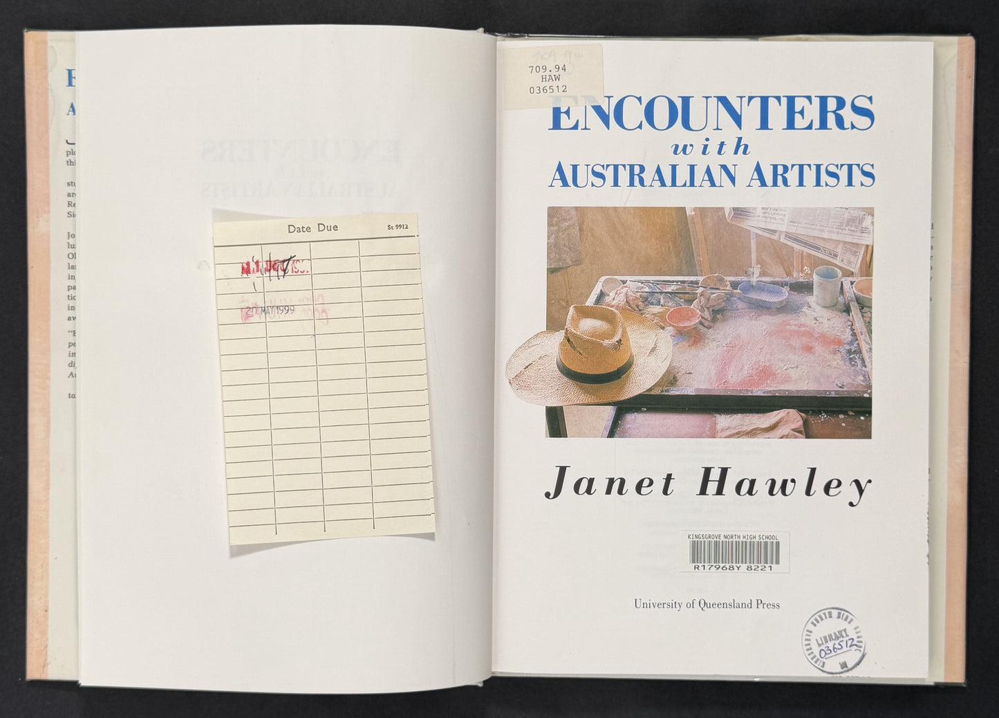 Encounters with Australian Artists by Janet Hawley