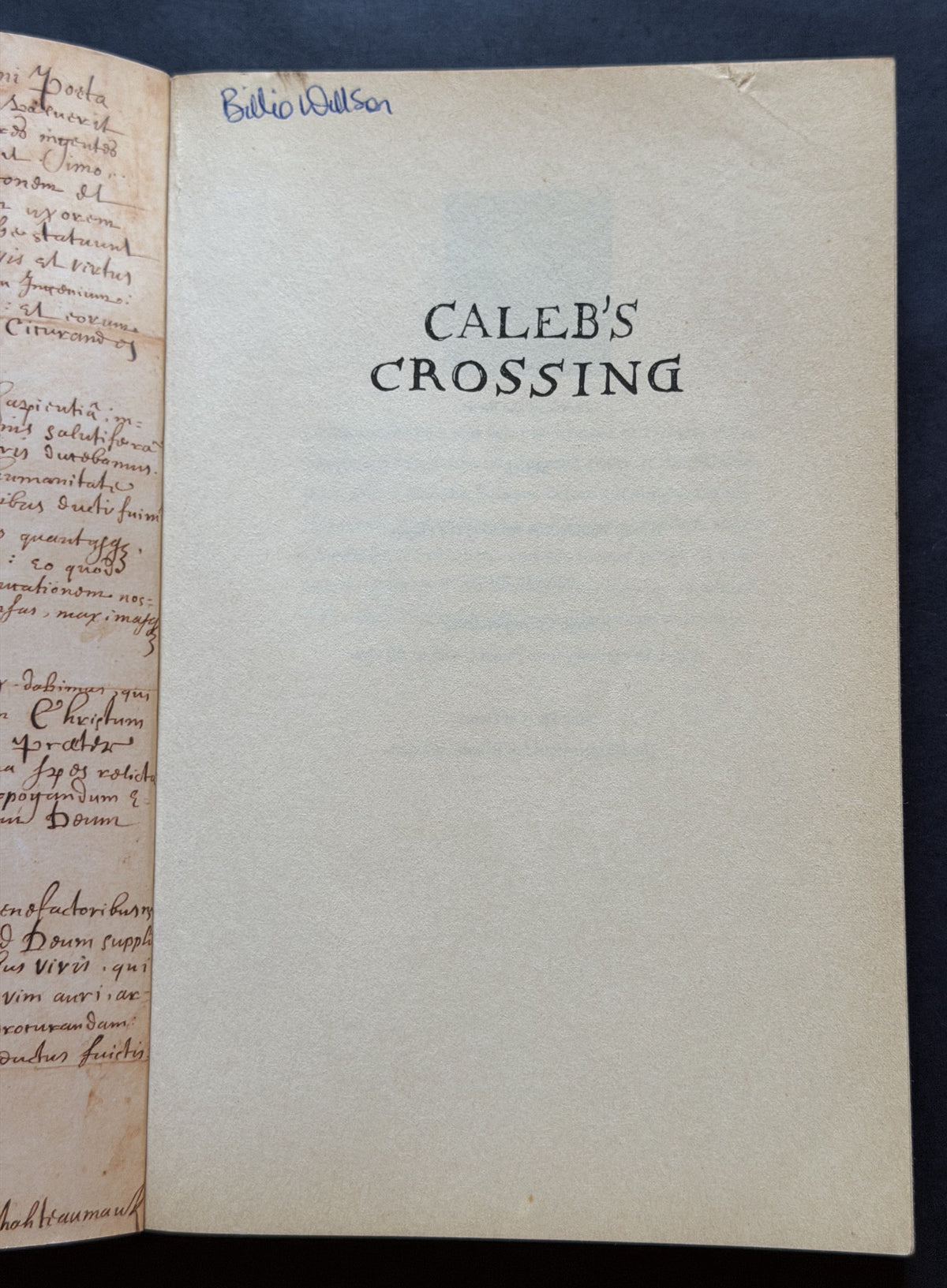 Caleb's Crossing by Geraldine Brooks
