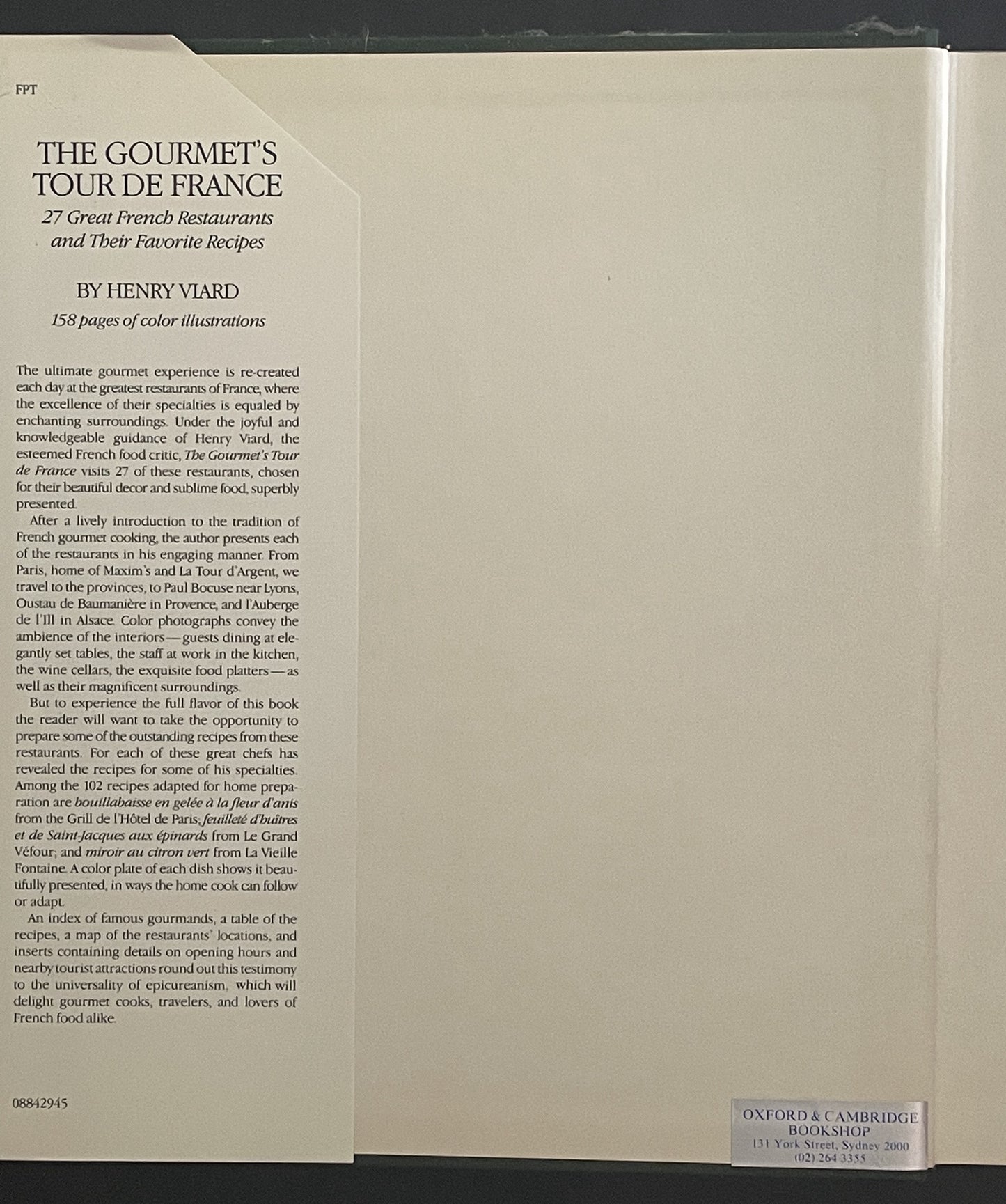 The Gourmet's Tour de France by Henry Viard