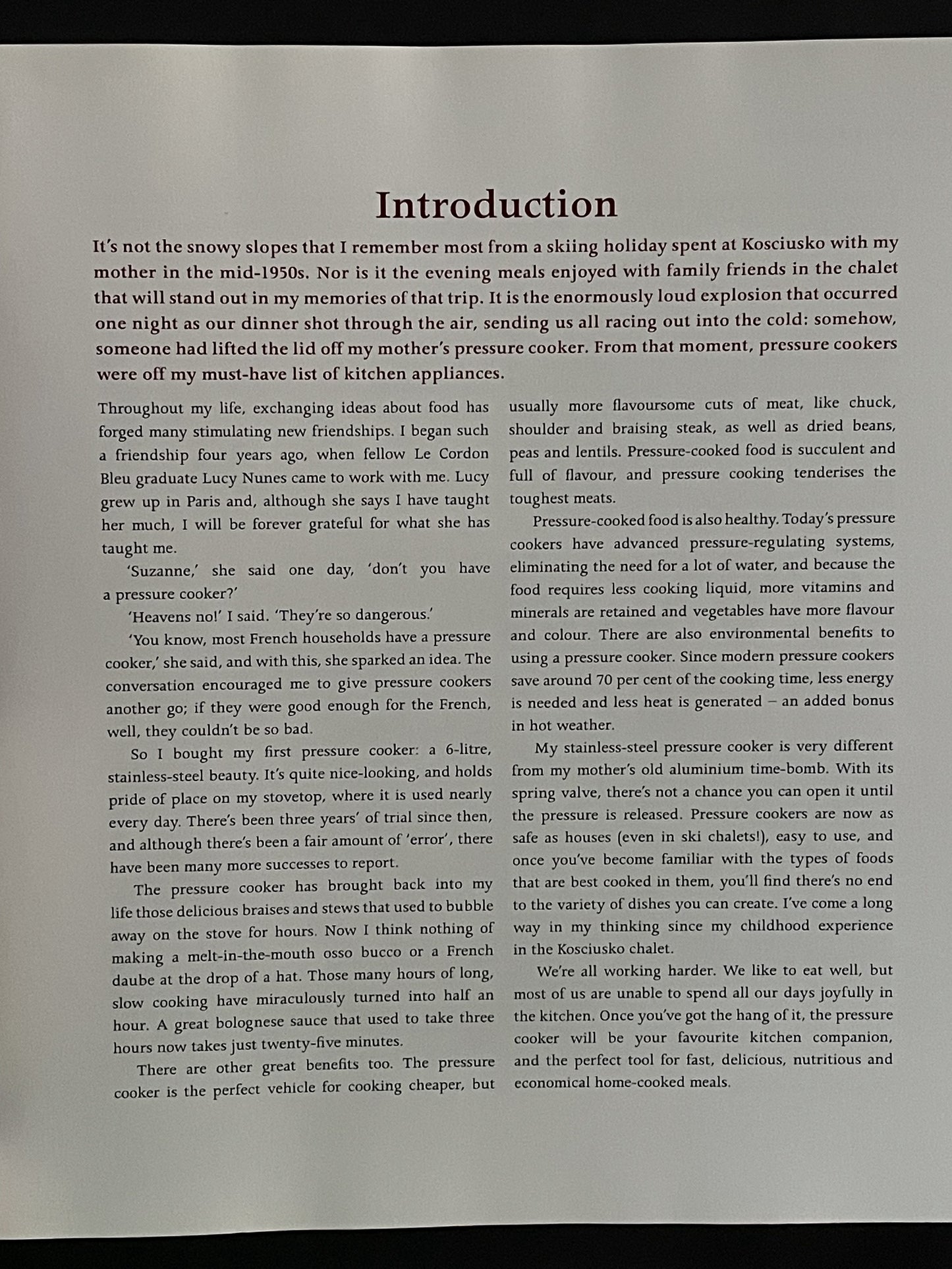 The Pressure Cooker Recipe Book by Suzanne Gibbs