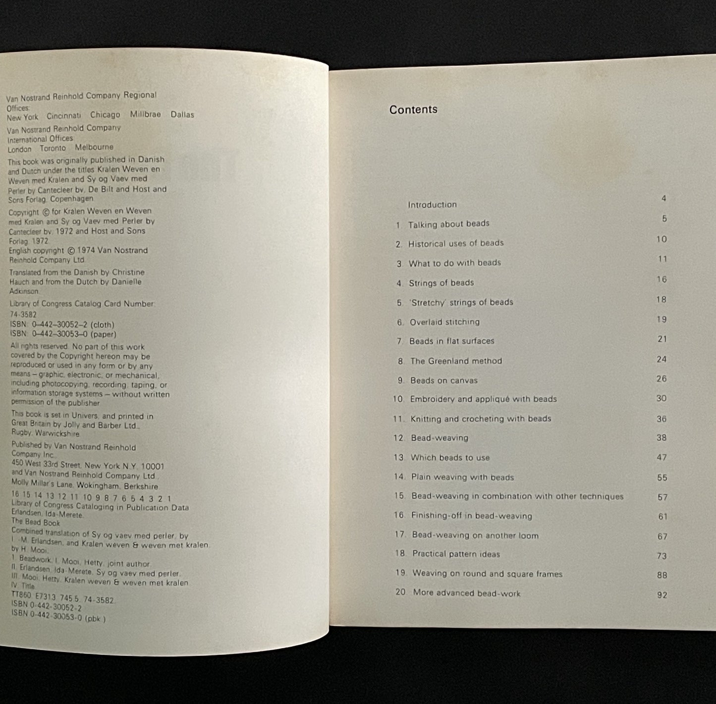 The Bead Book by Ida Merete Erlandsen, Hetty Mooi