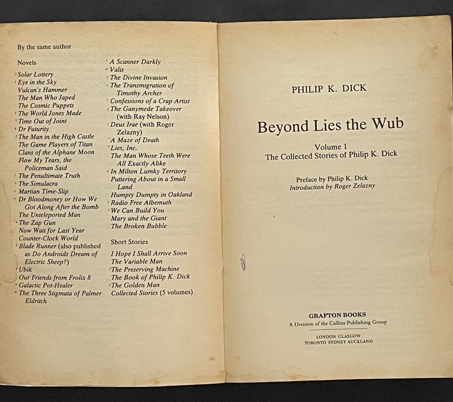 Beyond Lies the Wub by Philip K. Dick