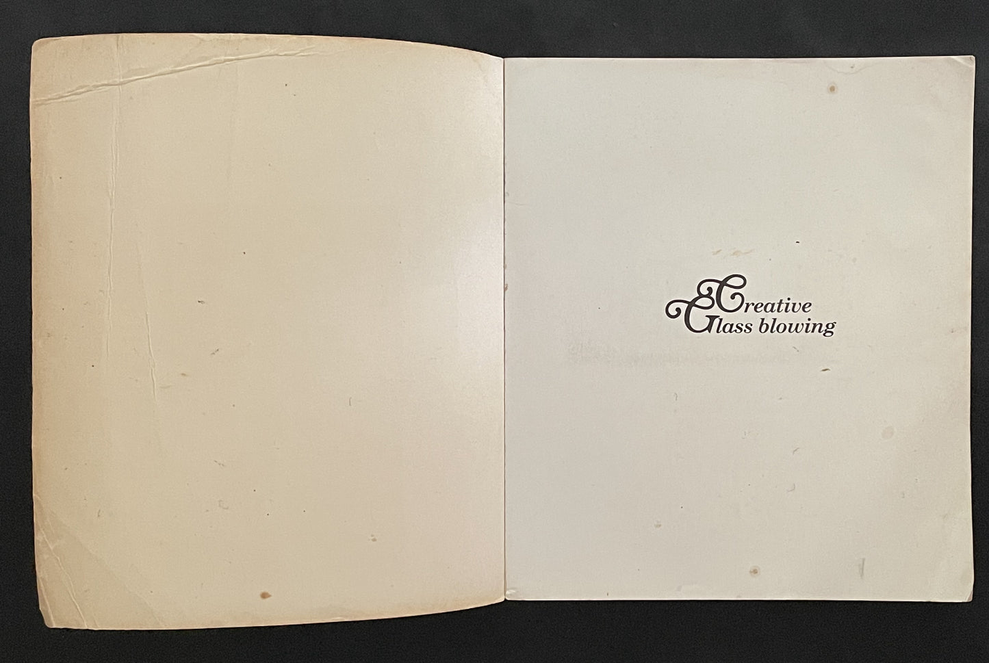 Creative Glass Blowing by James E. Hammesfahr