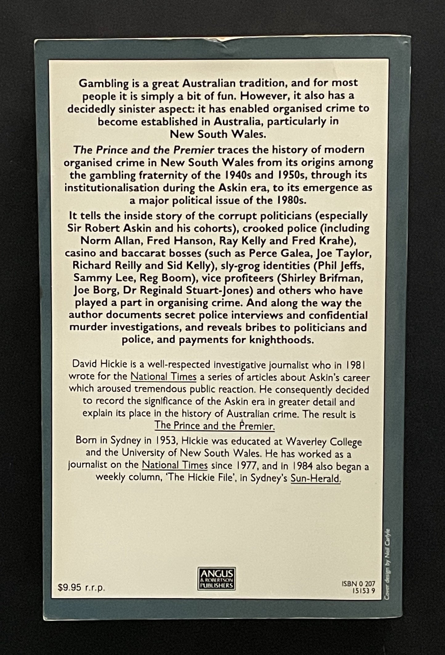 The Prince and the Premier by David Hickie