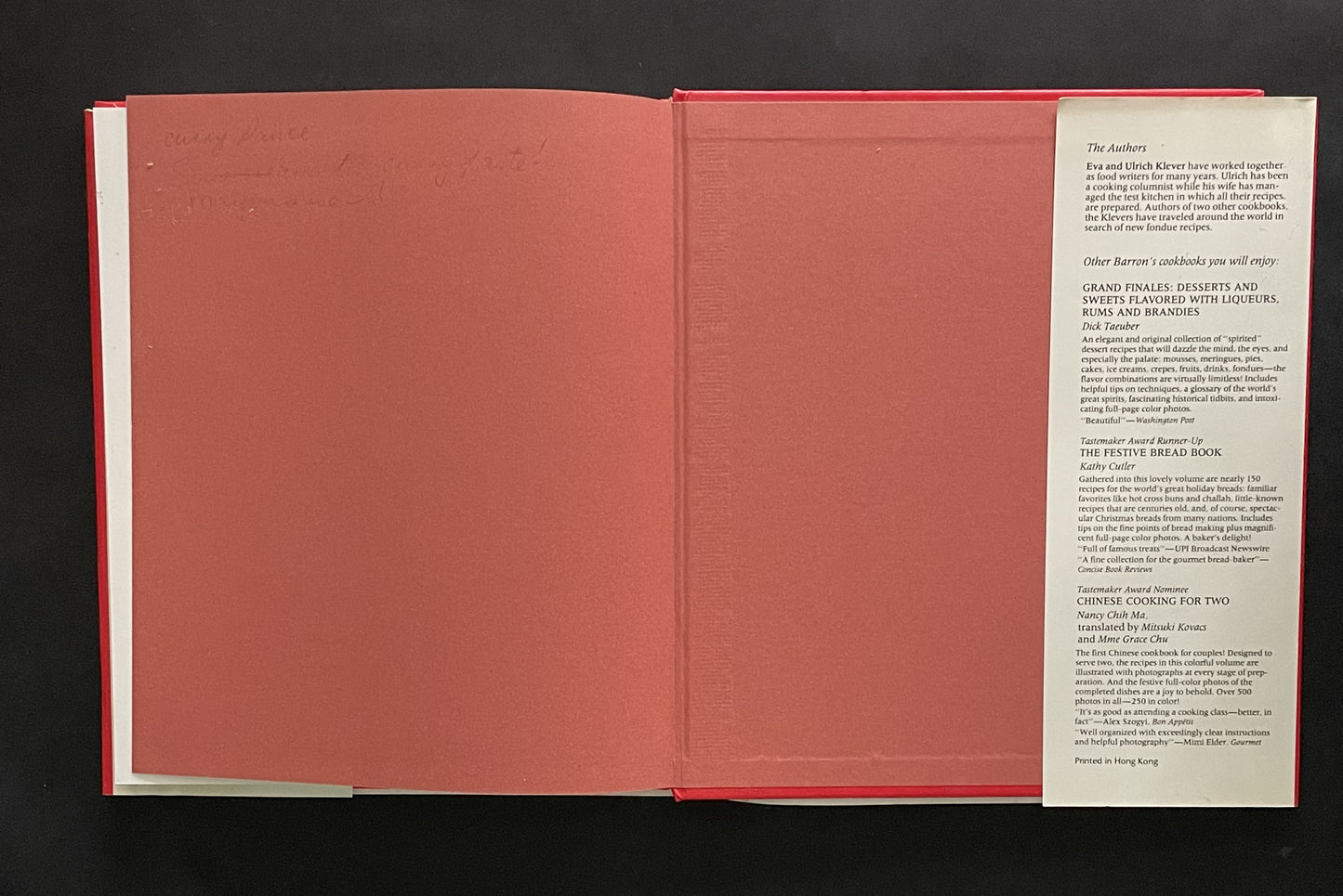 Fondues from Around the World by Eva Klever, Ulrich Klever