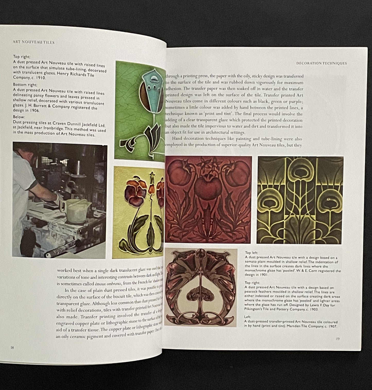 Art Nouveau Tiles by Hans van Lemmen