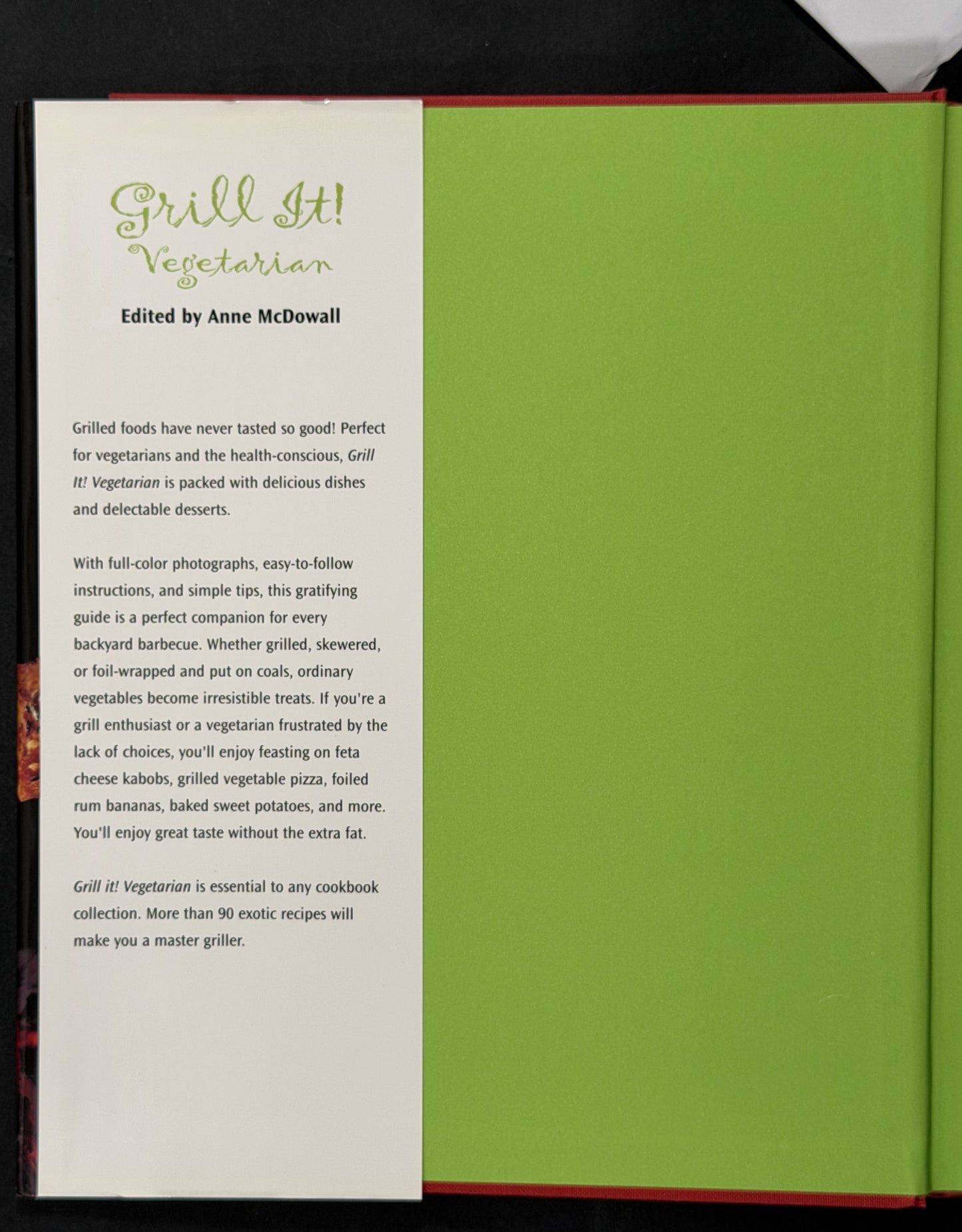 Grill It! Vegetarian by Anne McDowall