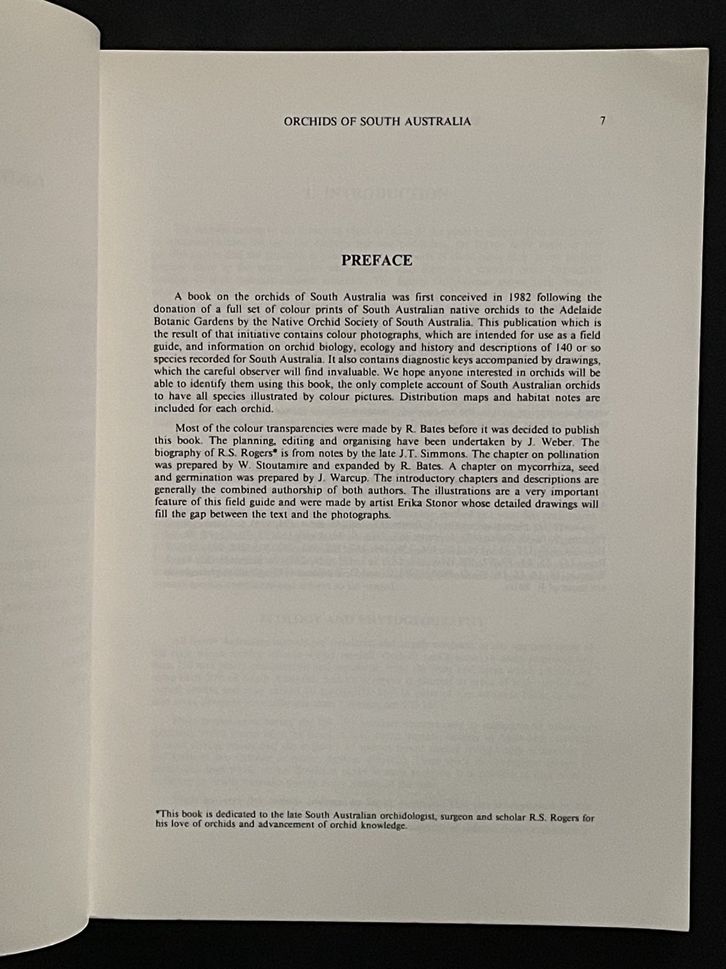 Orchids of South Australia by R. J. Bates, Joseph Zvonko Weber