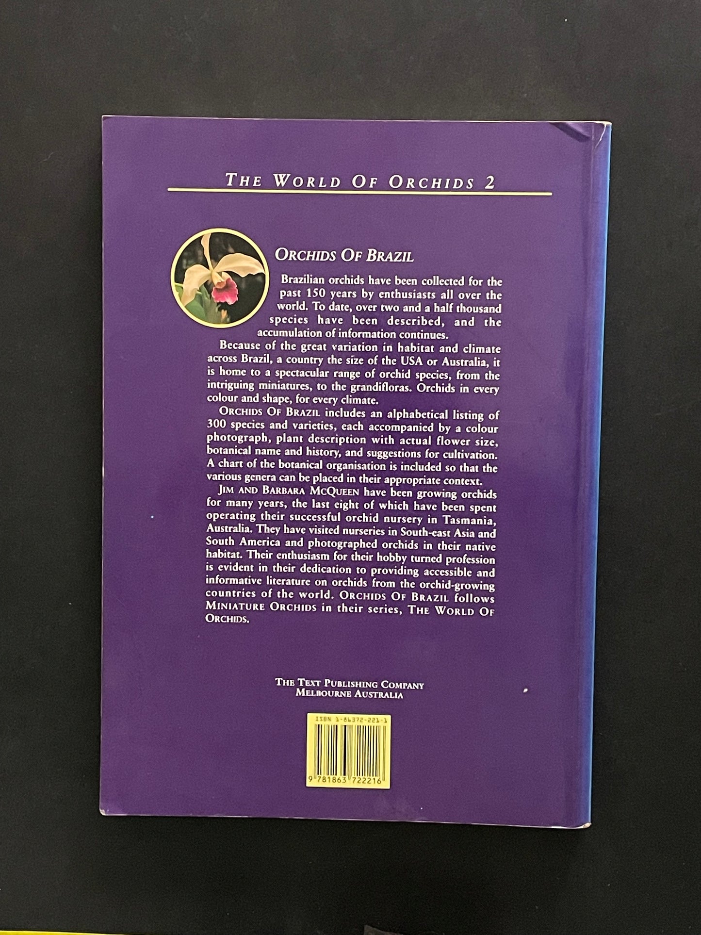 Orchids of Brazil by James McQueen, Jim McQueen, Barbara McQueen