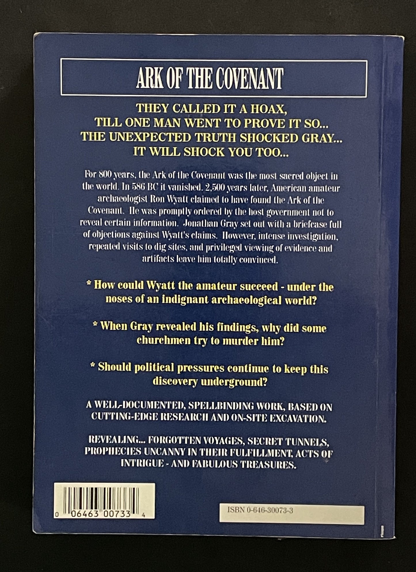 The Ark of the Covenant by Jonathan Gray