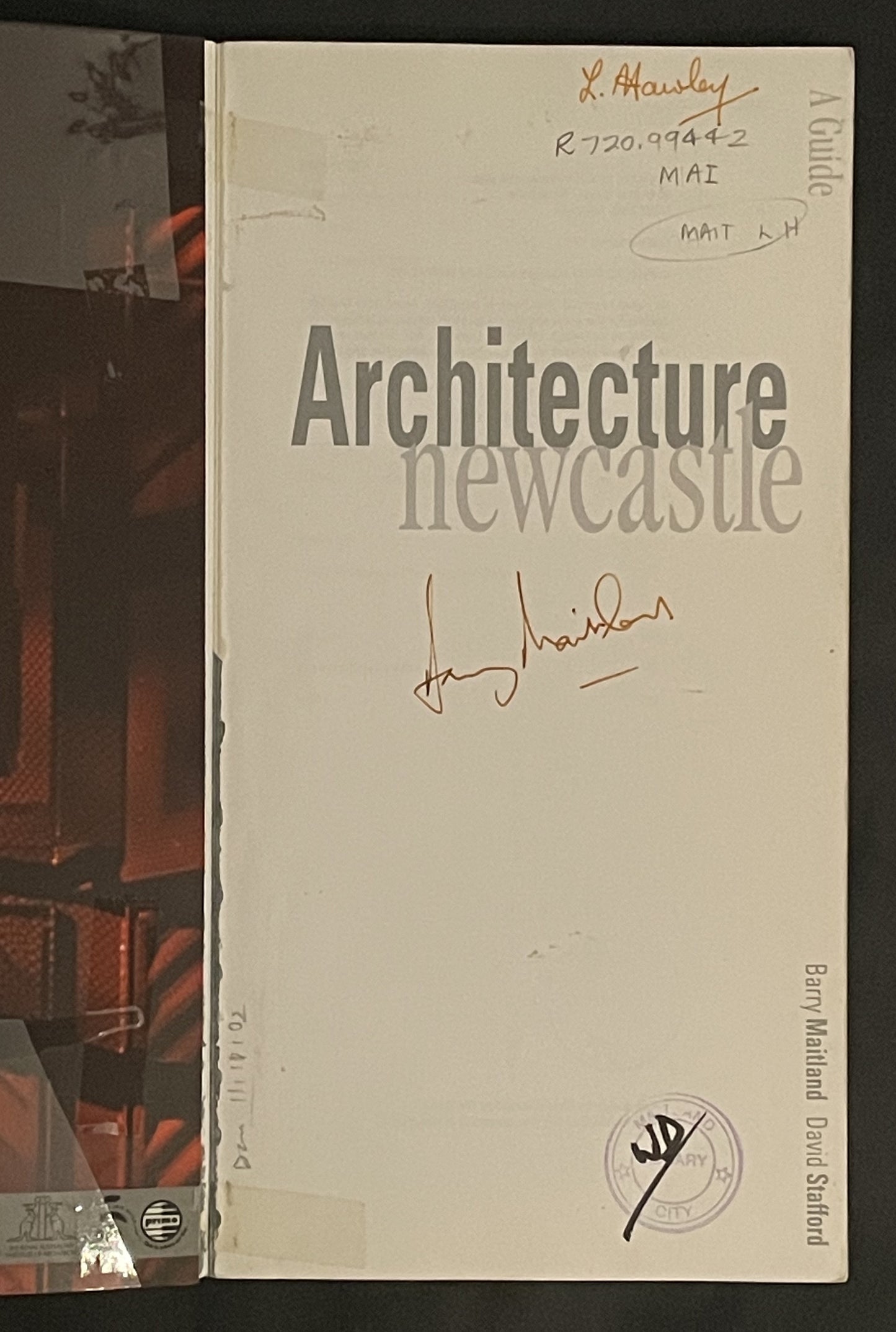 Architecture Newcastle by Barry Maitland, David Stafford