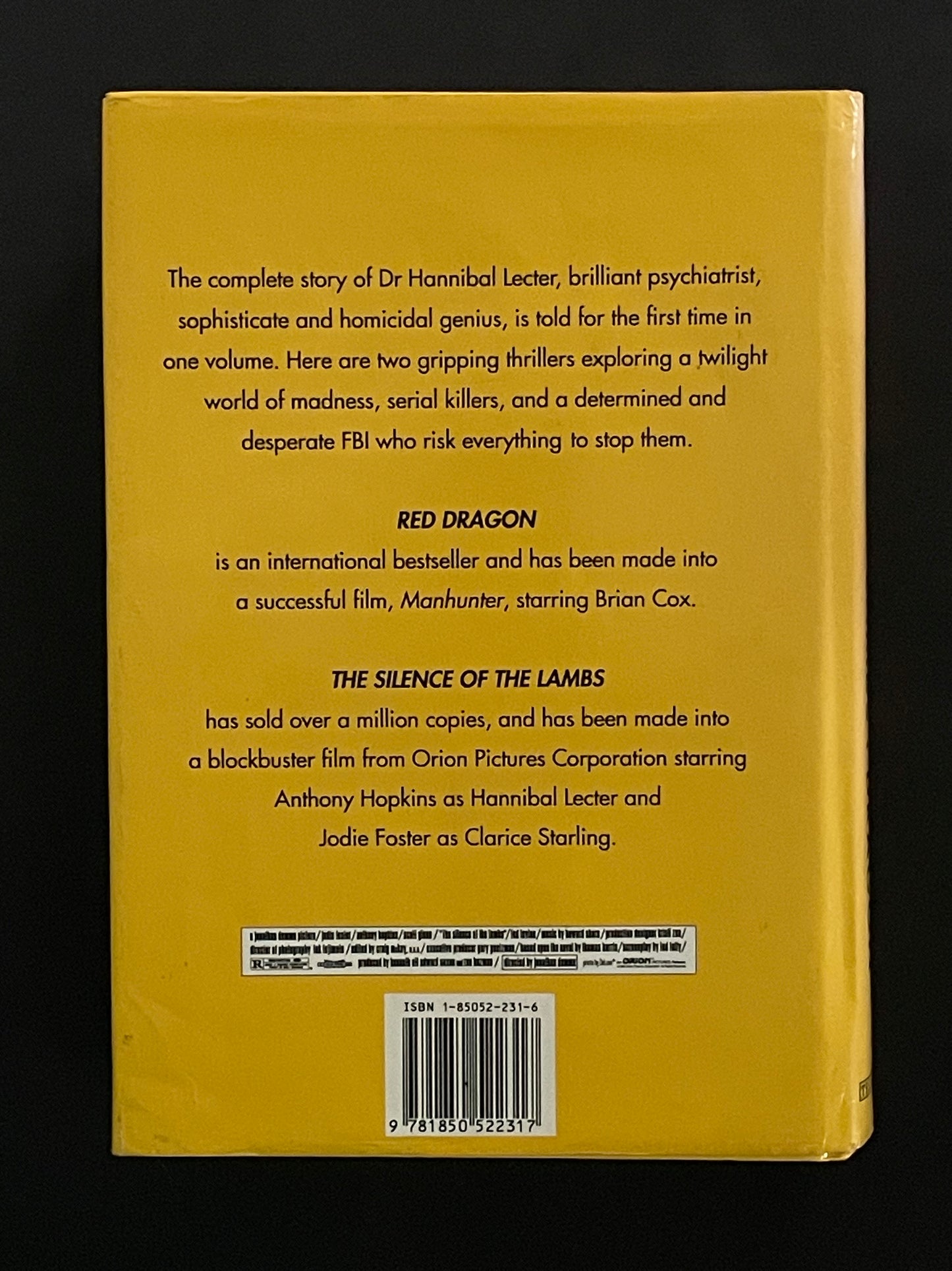 Red Dragon & Silence of the Lambs by Thomas Harris