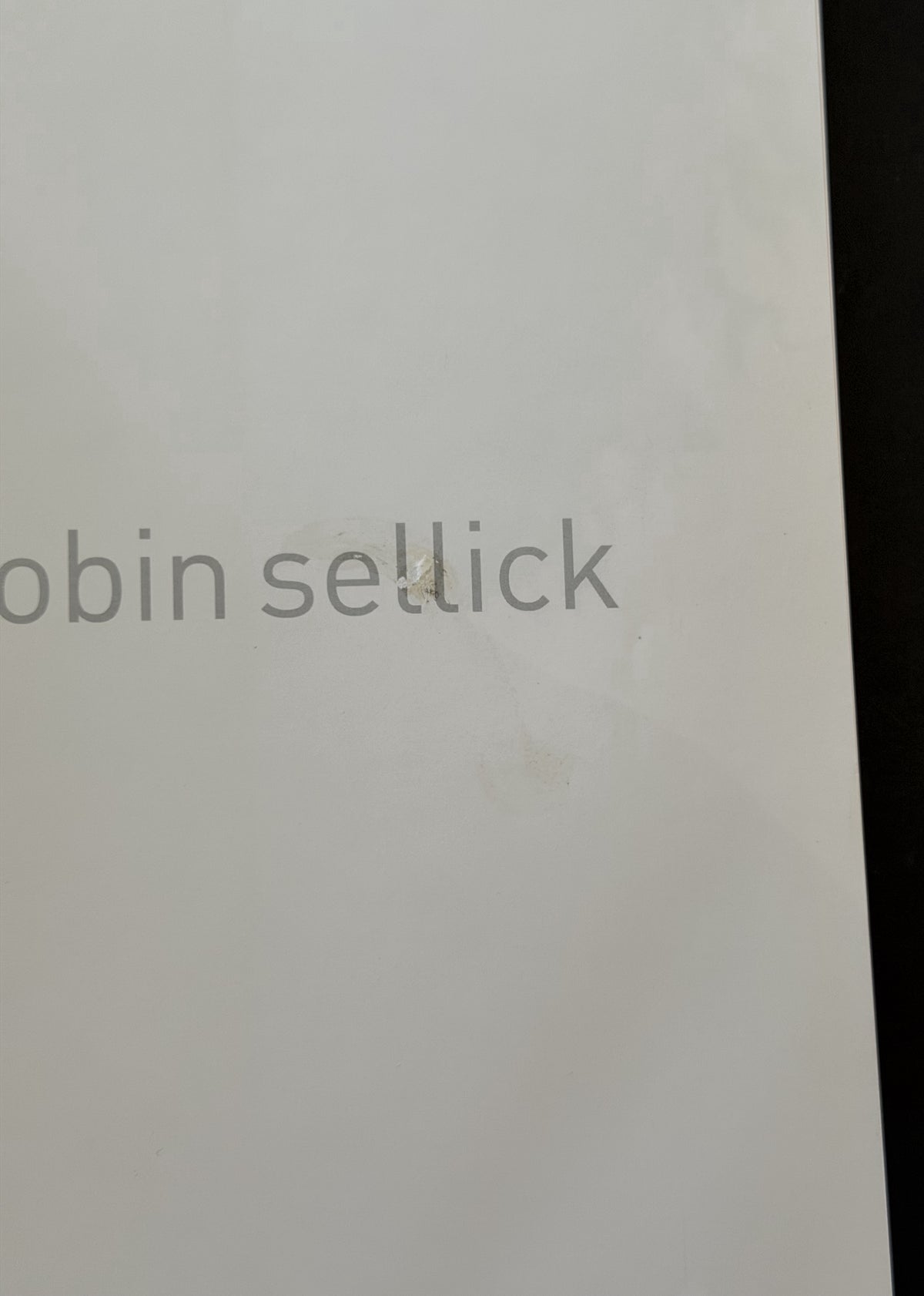 Facing by Robin Sellick