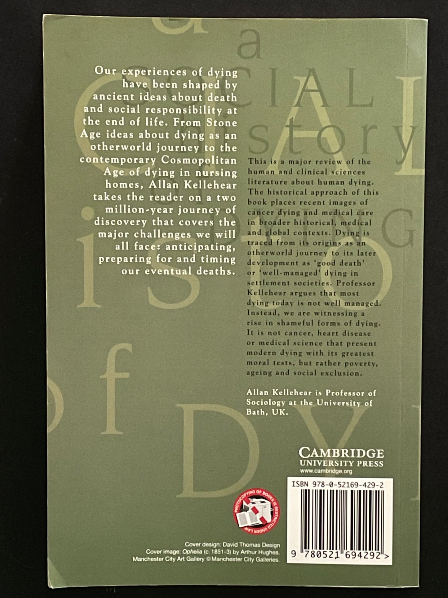 A Social History of Dying by Allan Kellehear