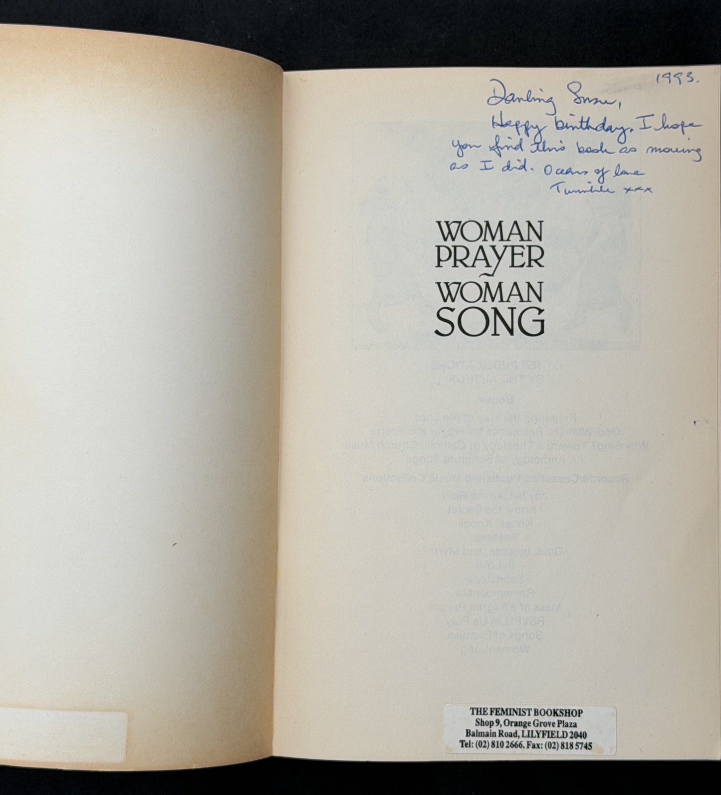 Woman Prayer, Woman Song by Miriam Therese Winter