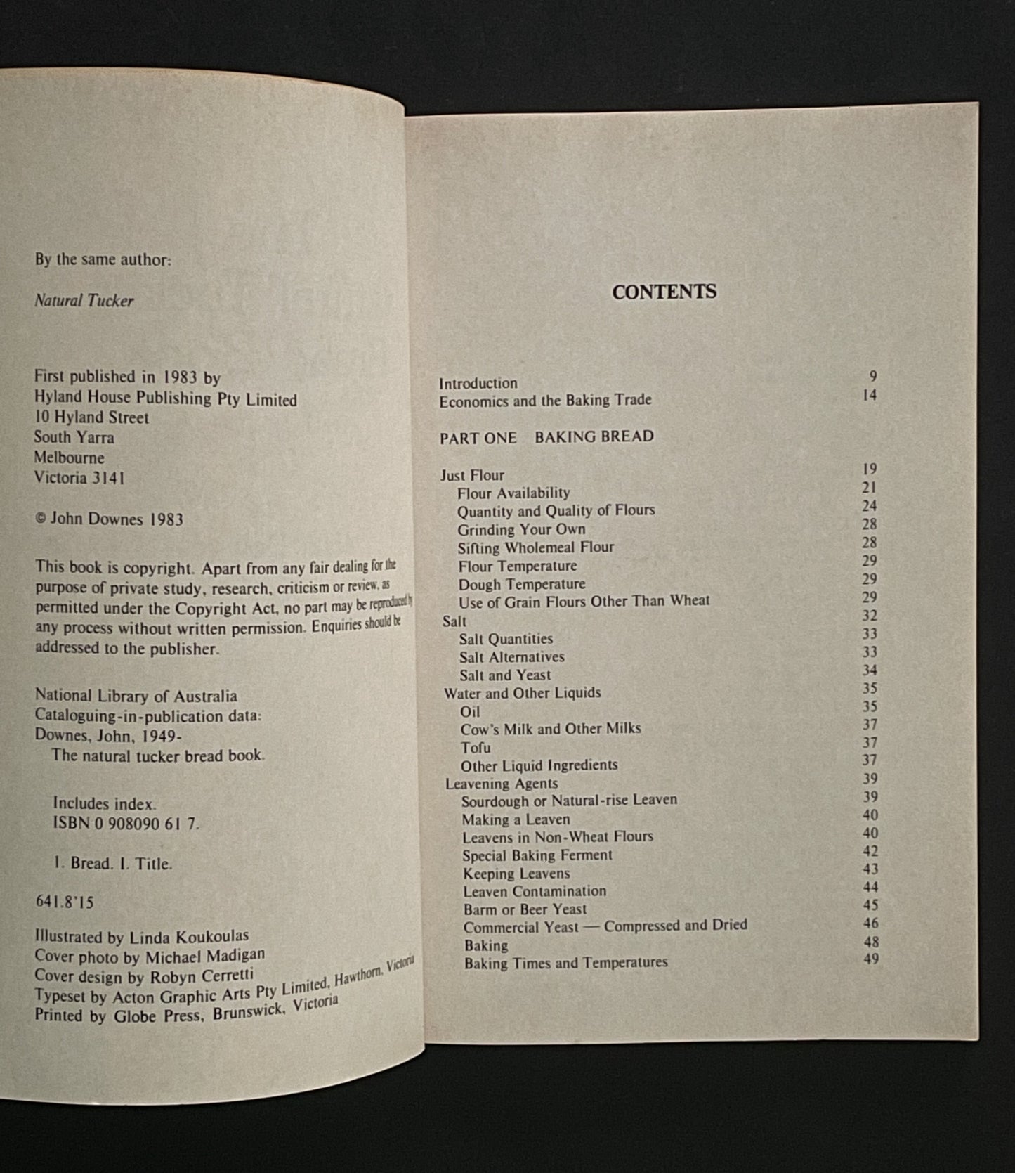 The Natural Tucker Bread Book by John Downes