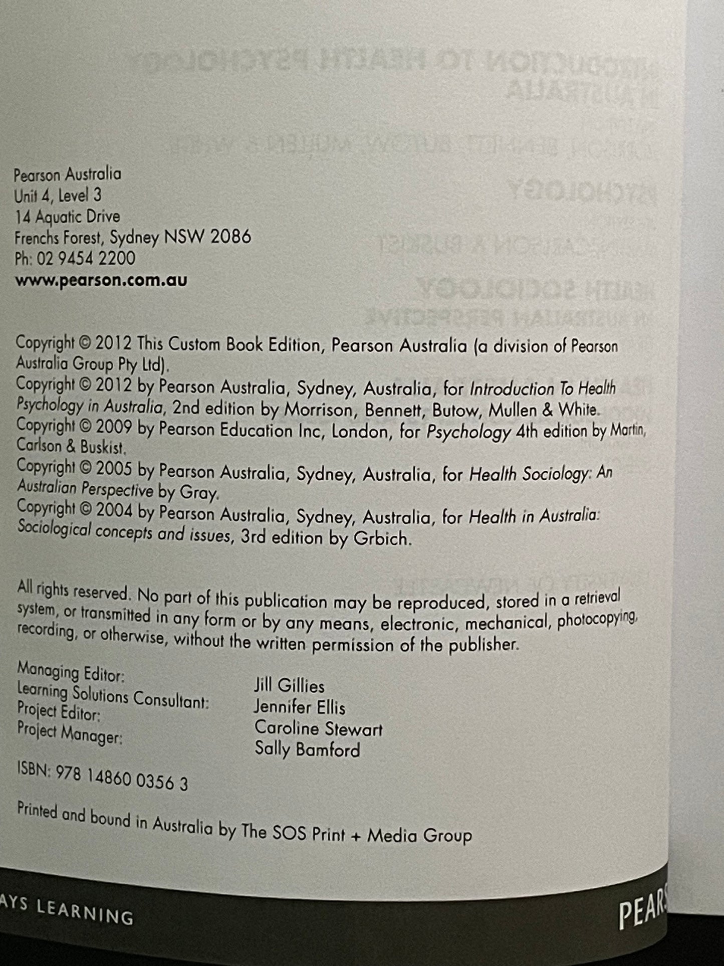 Psychology & Sociology for Health Professionals