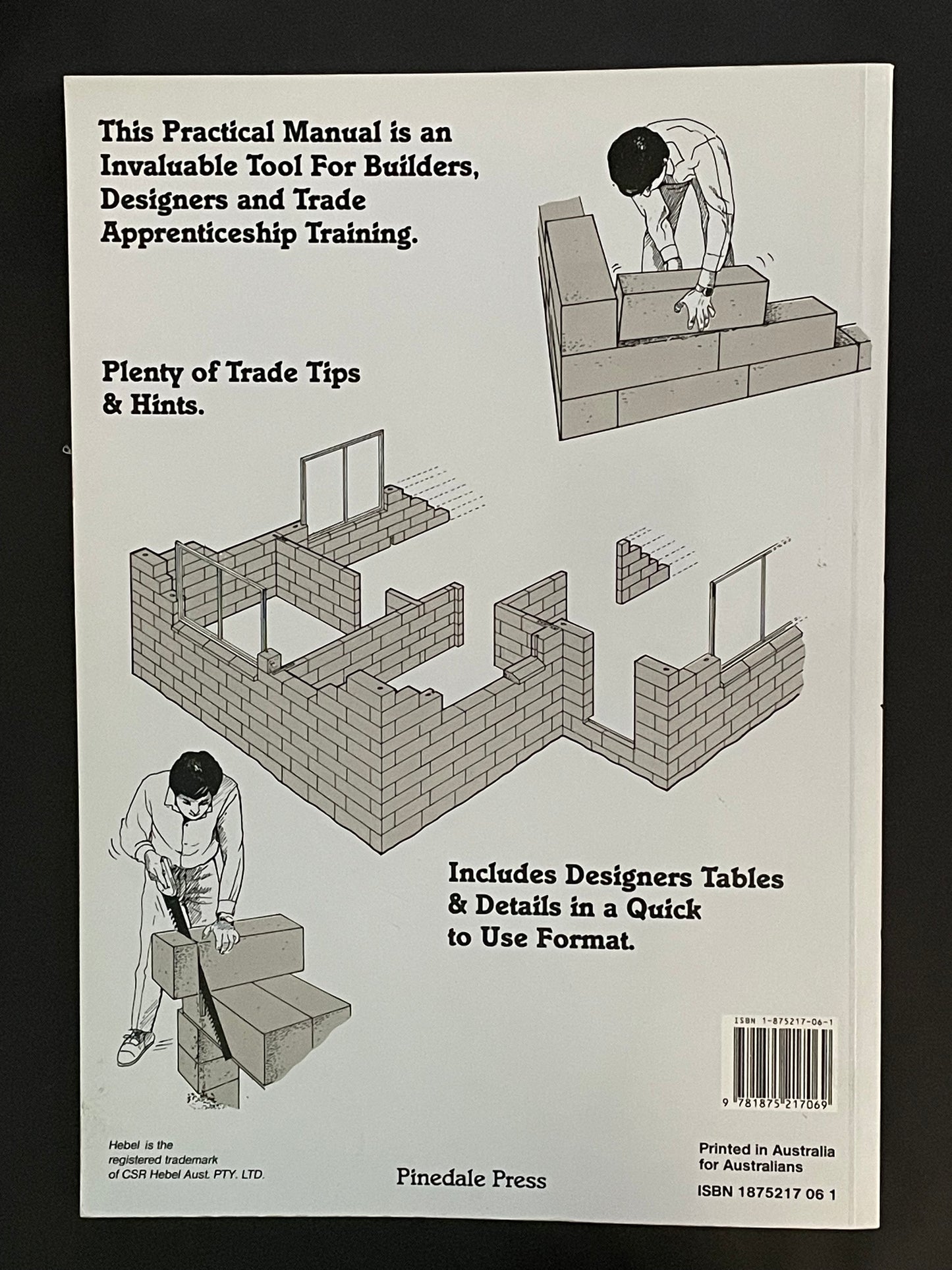 Australian House Building the Easy Hebel Way by Allan Staines