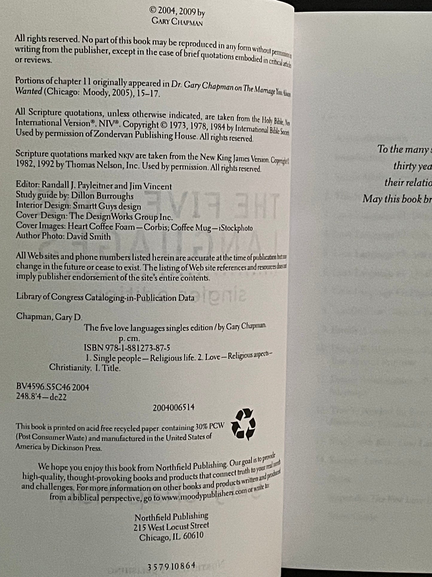 The Five Love Languages by Gary D. Chapman