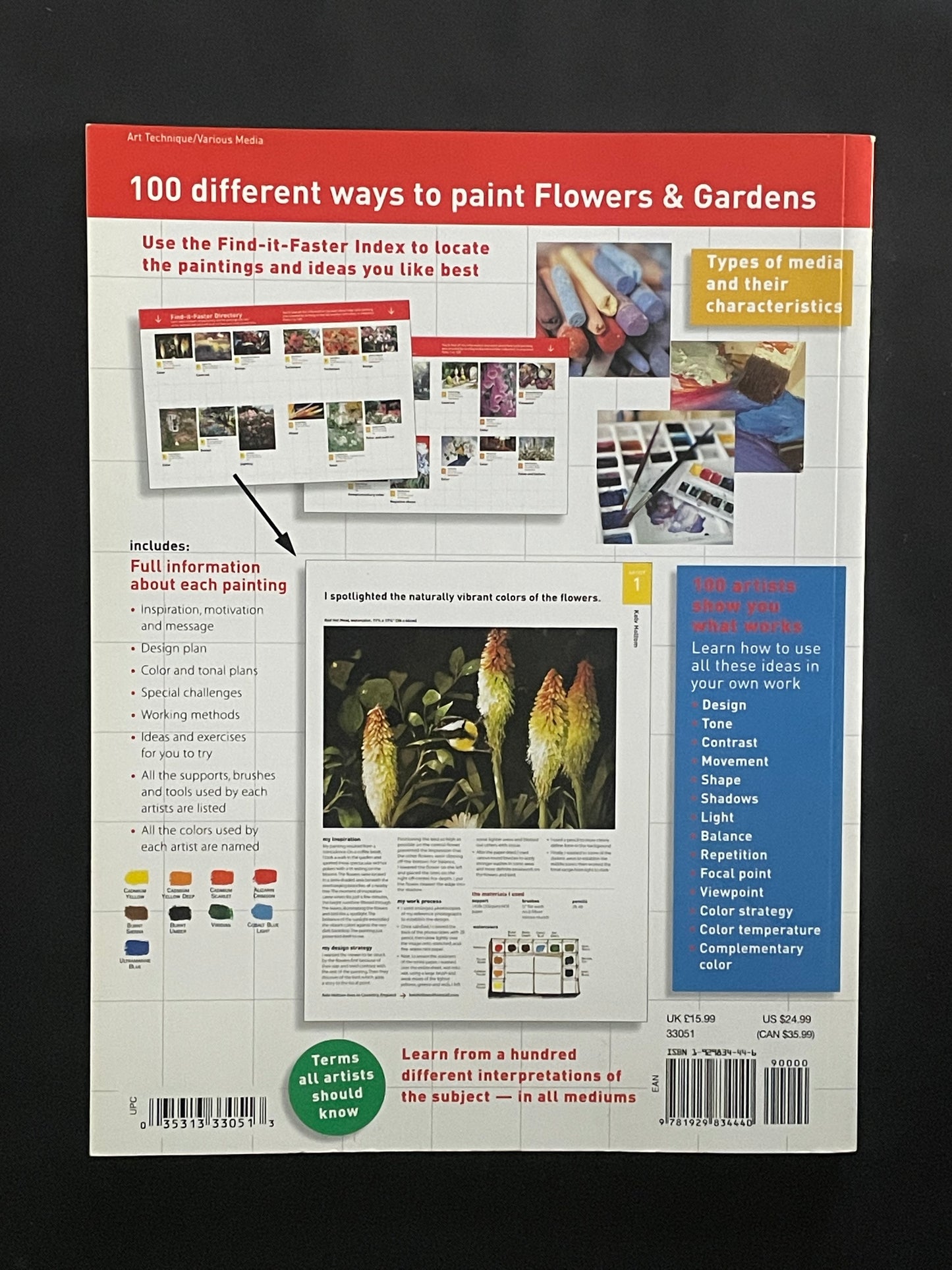 100 Ways to Paint Flowers & Gardens by Nicole Klungle