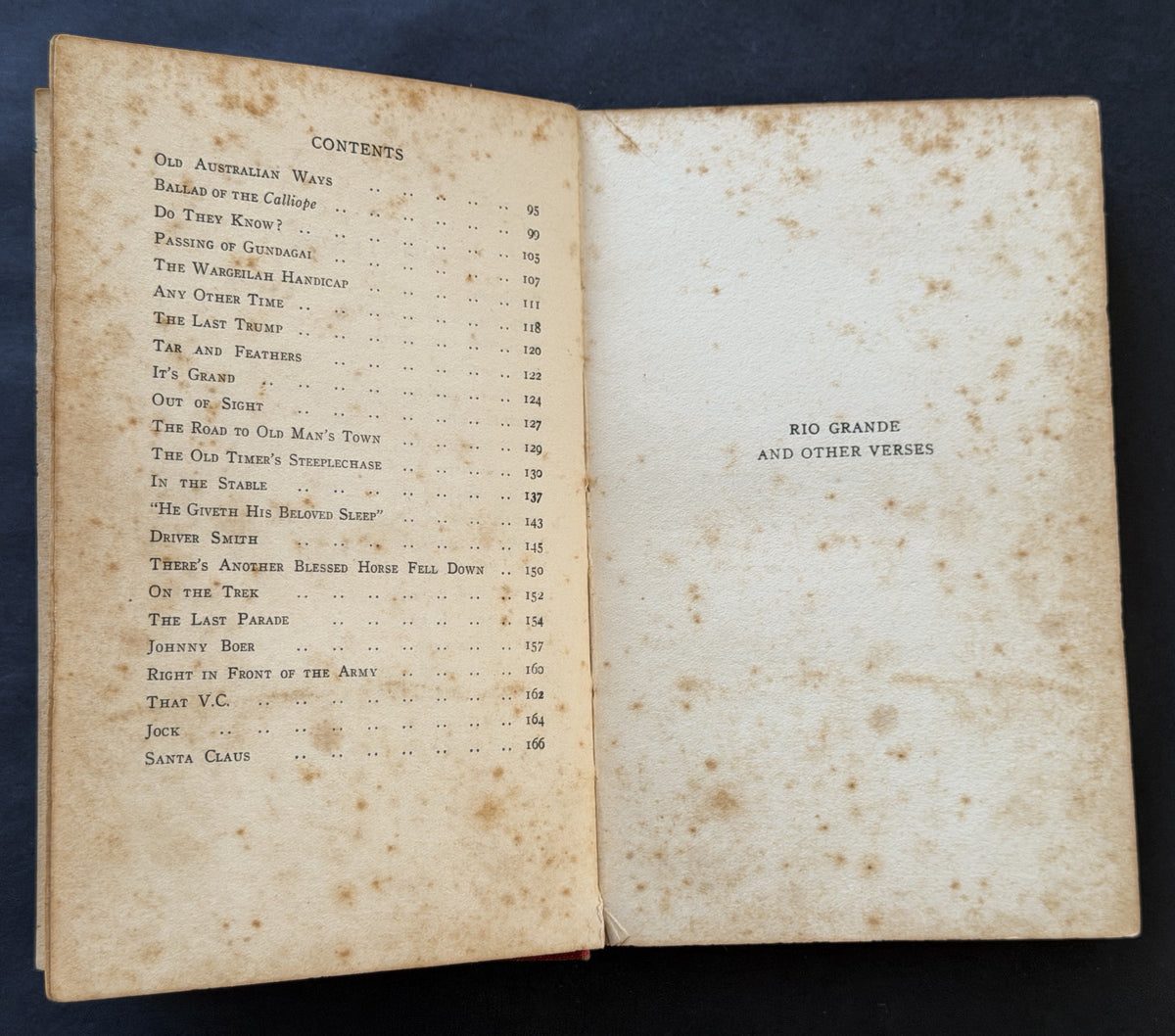 Rio Grande and Other Verses by A. B. Paterson