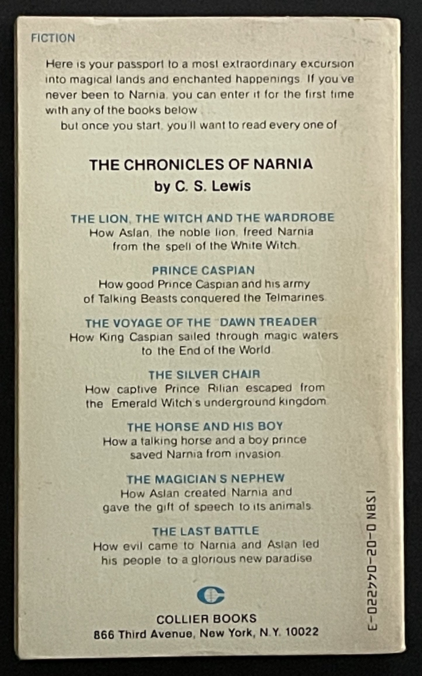 The Lion, the Witch and the Wardrobe by C.S. Lewis