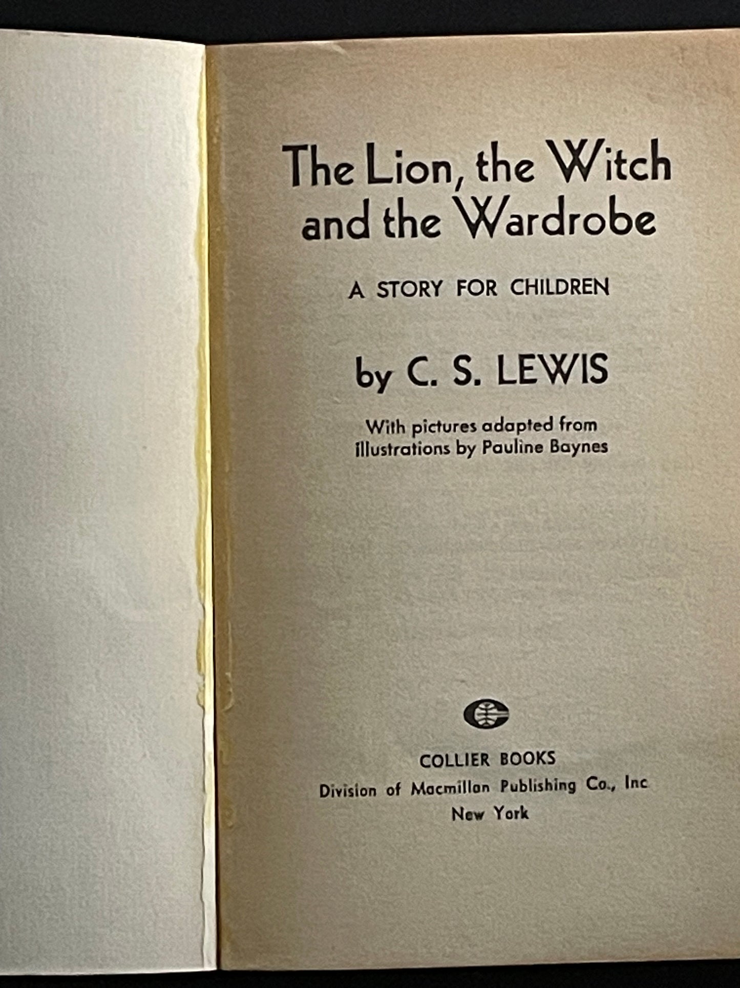 The Lion, the Witch and the Wardrobe by C.S. Lewis