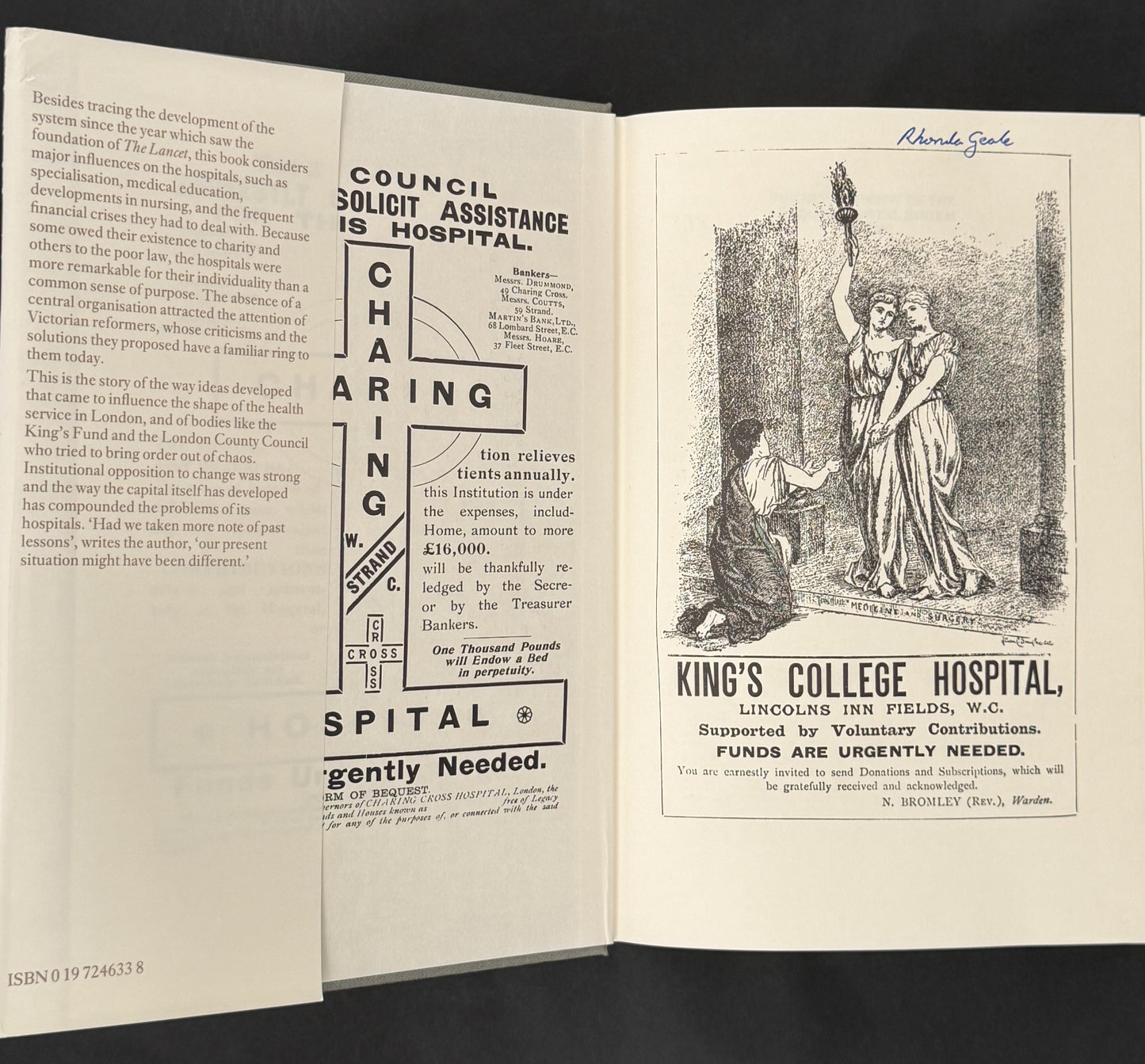 The Development of the London Hospital System, 1823-1982 by Geoffrey Rivett