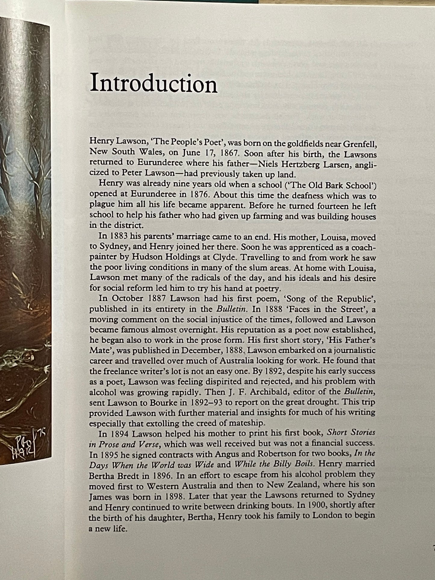 Poems of Henry Lawson by Henry Lawson