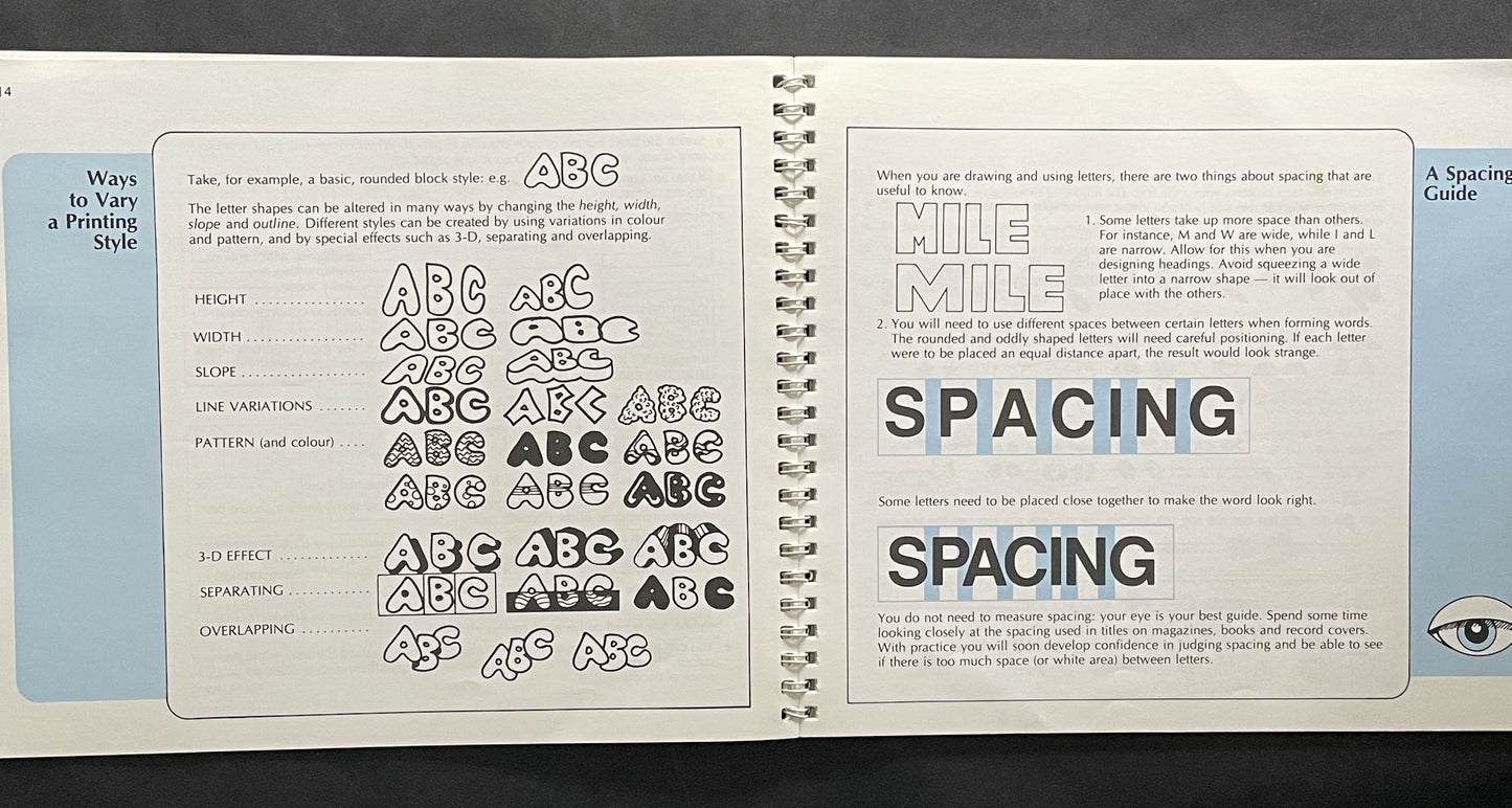 The Lettering Book by Noelene Morris
