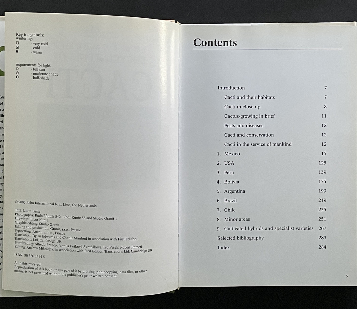 The Complete Encyclopedia of Cacti by Libor Kunte, Rudolf Subik