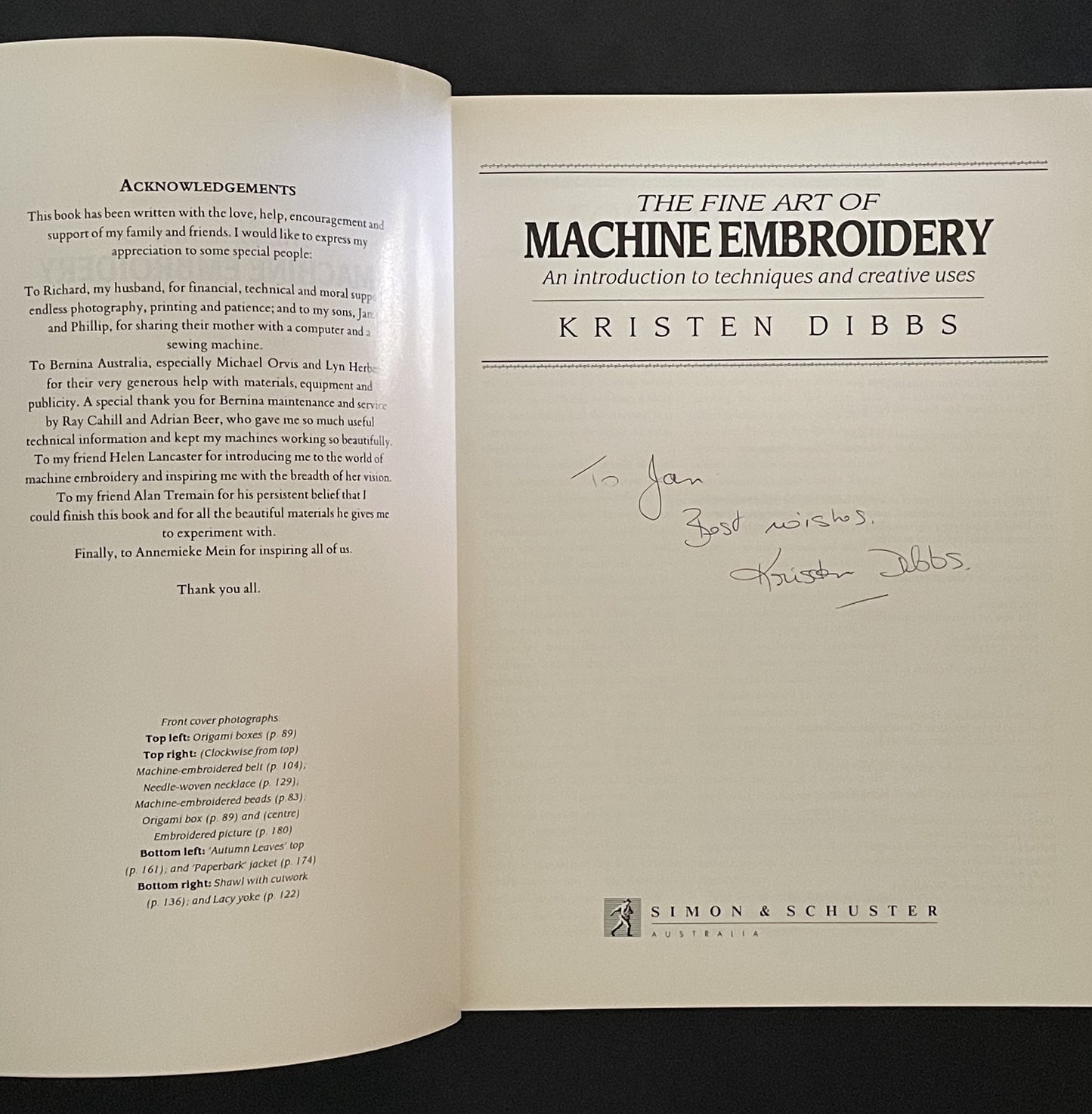 The Fine Art of Machine Embroidery by Kristen Dibbs